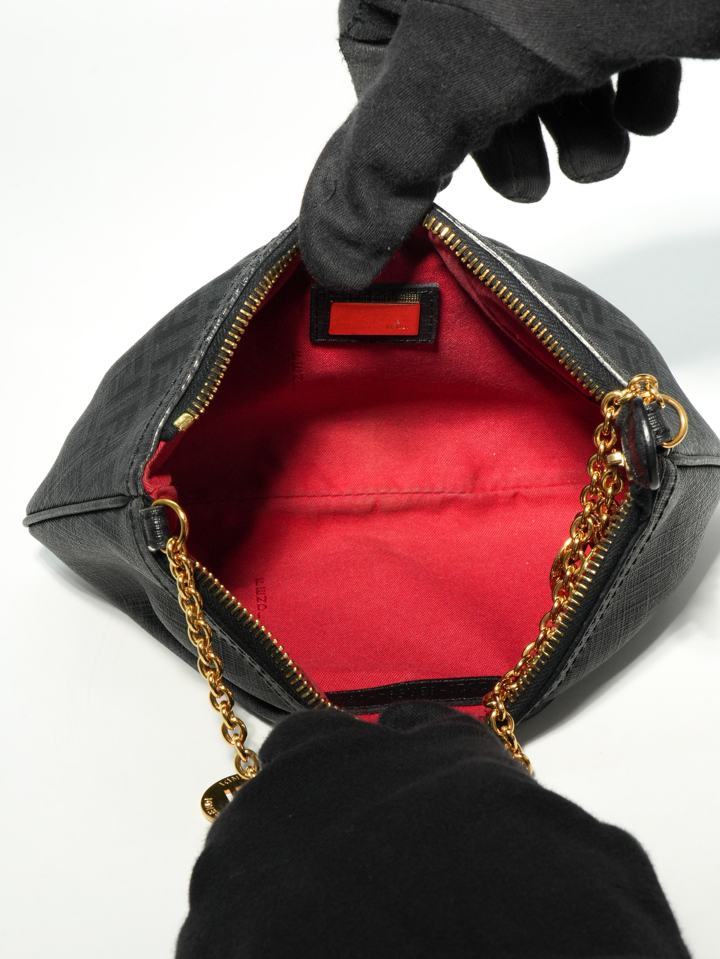 Fendi Pochette Chain FF Logo