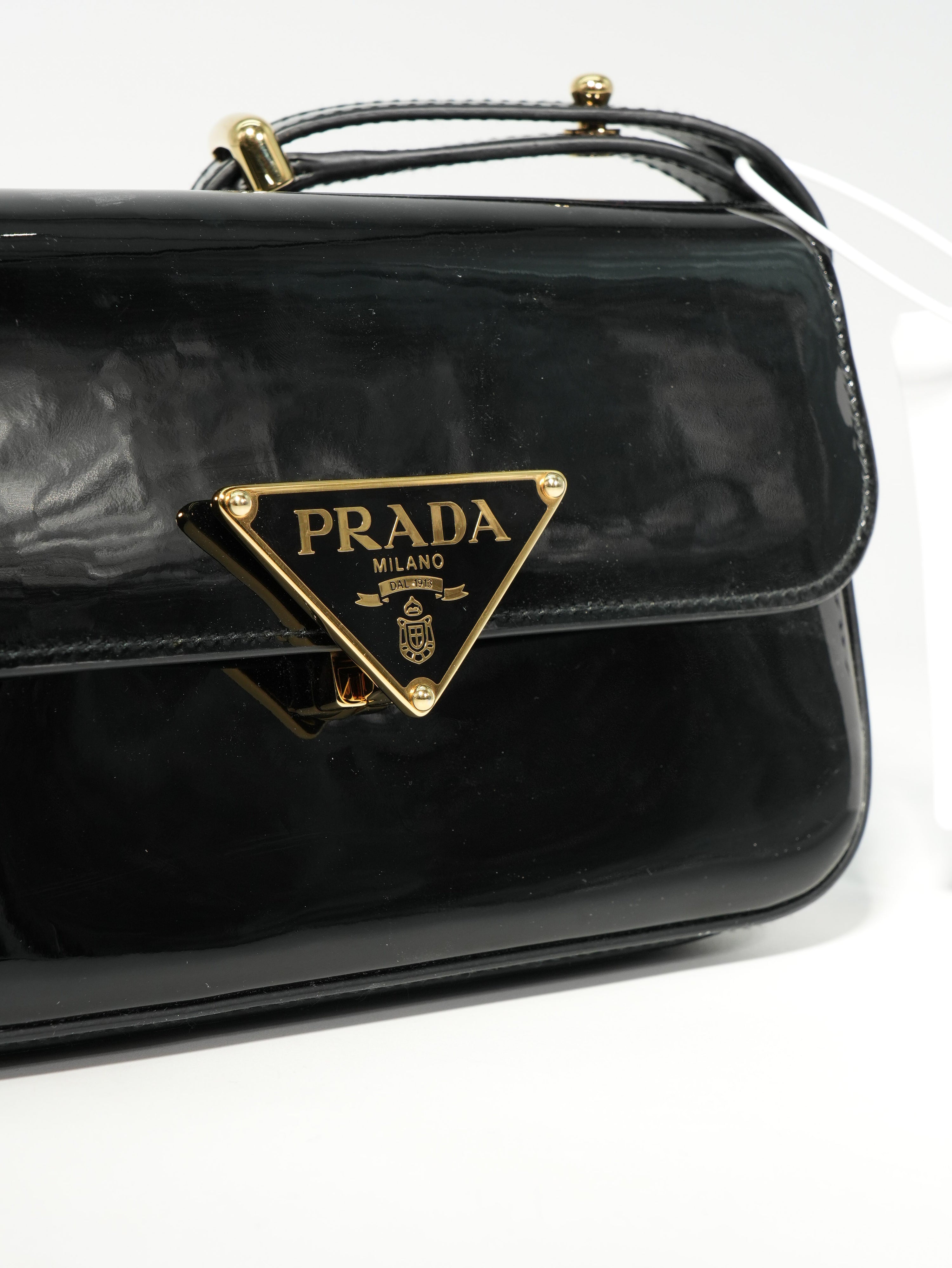 Prada Emblème Small Vernice