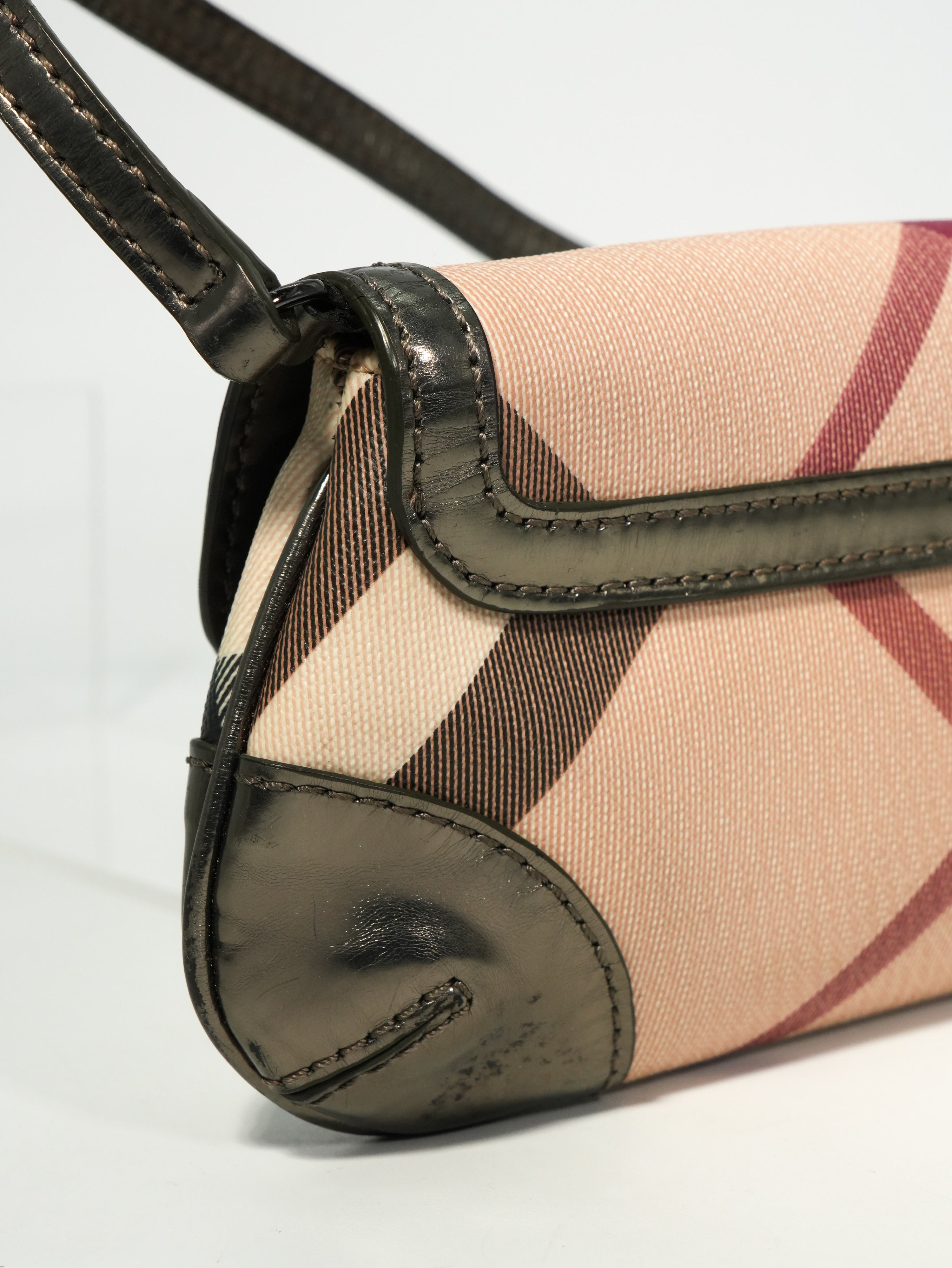 Burberry Pochette a Spalla Check