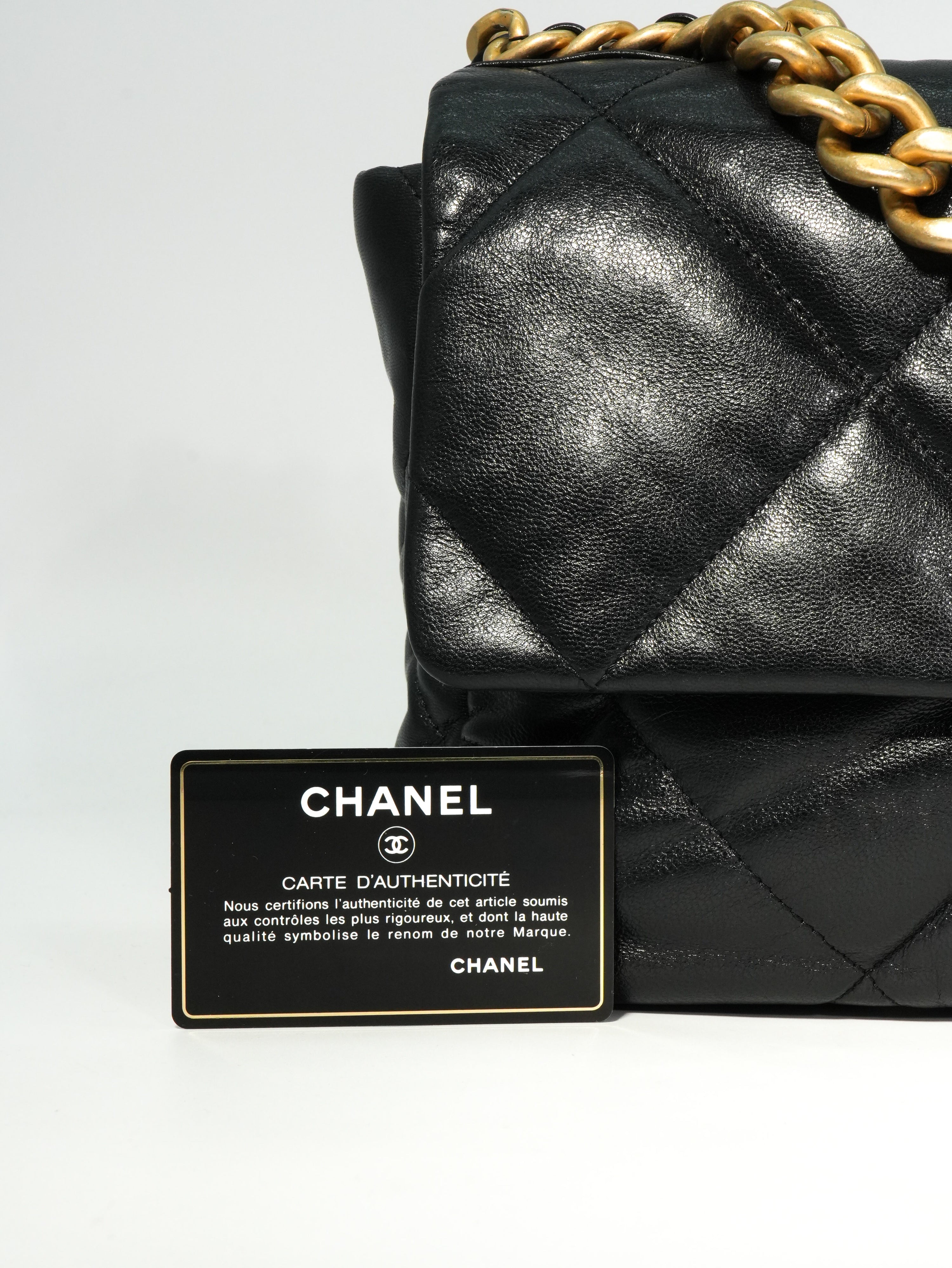 Chanel 19 Large in Pelle d’Agnello