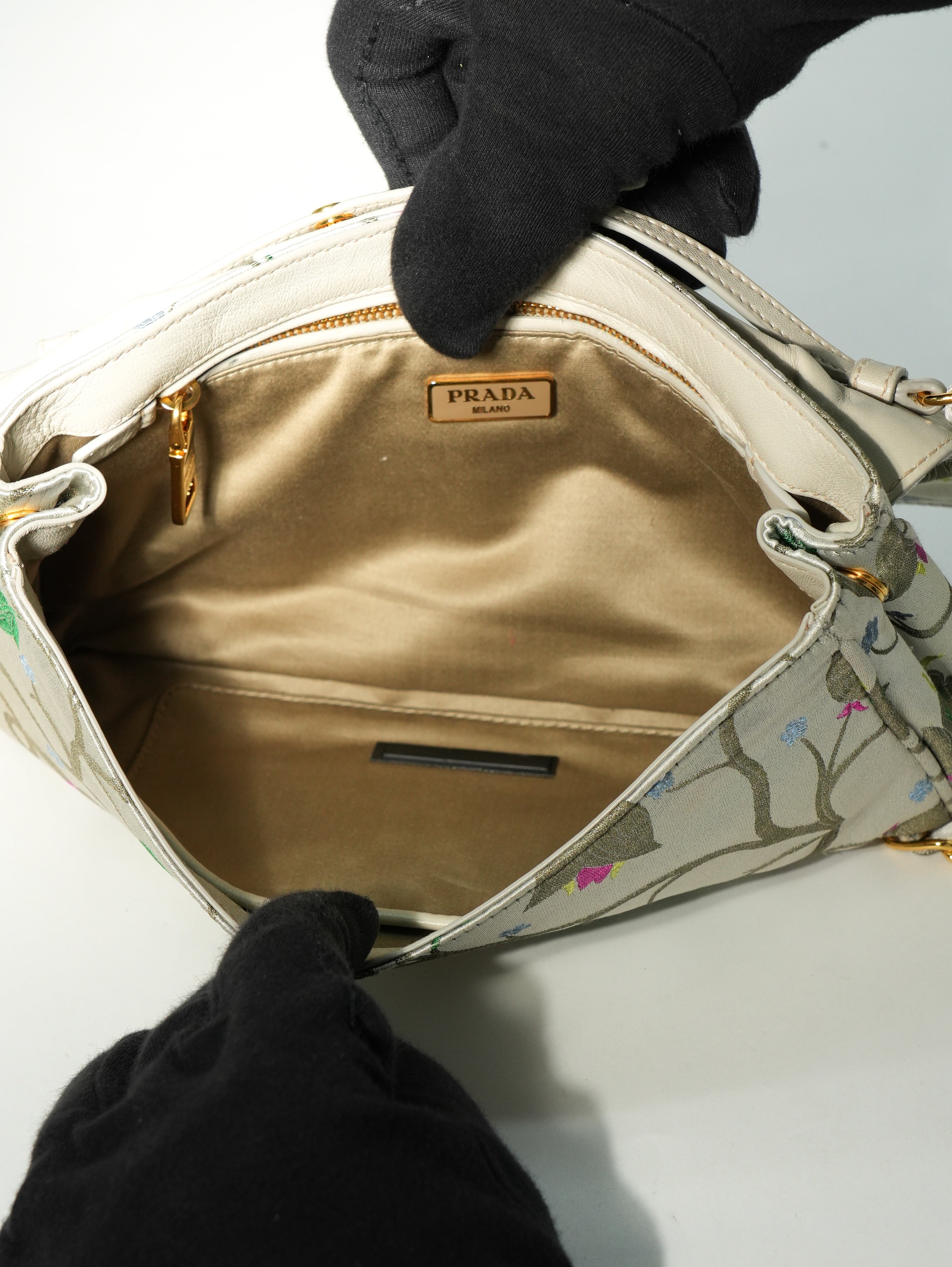 Prada Jacquard Bag Floreale