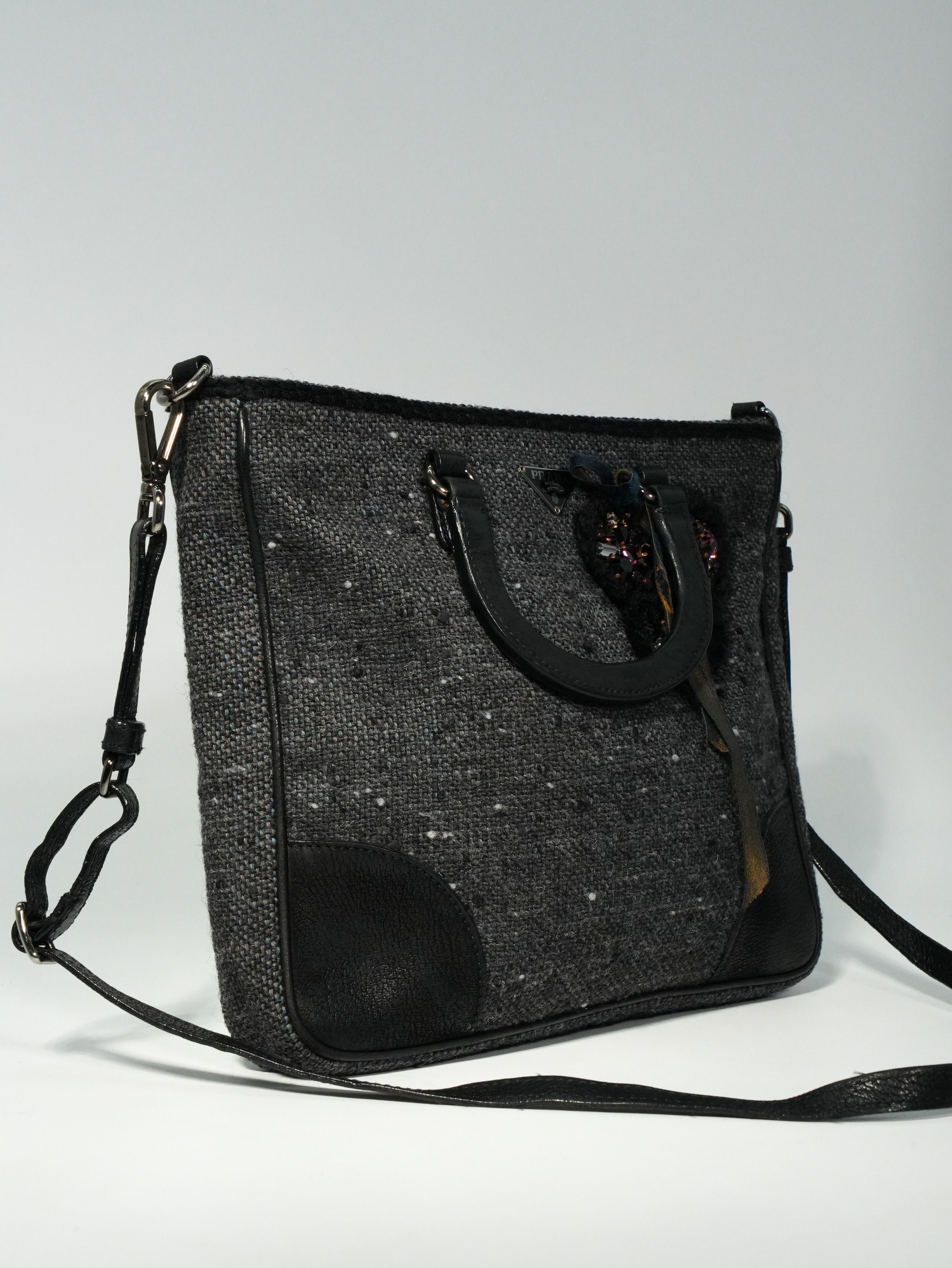 Prada Tweed Shopping Mini