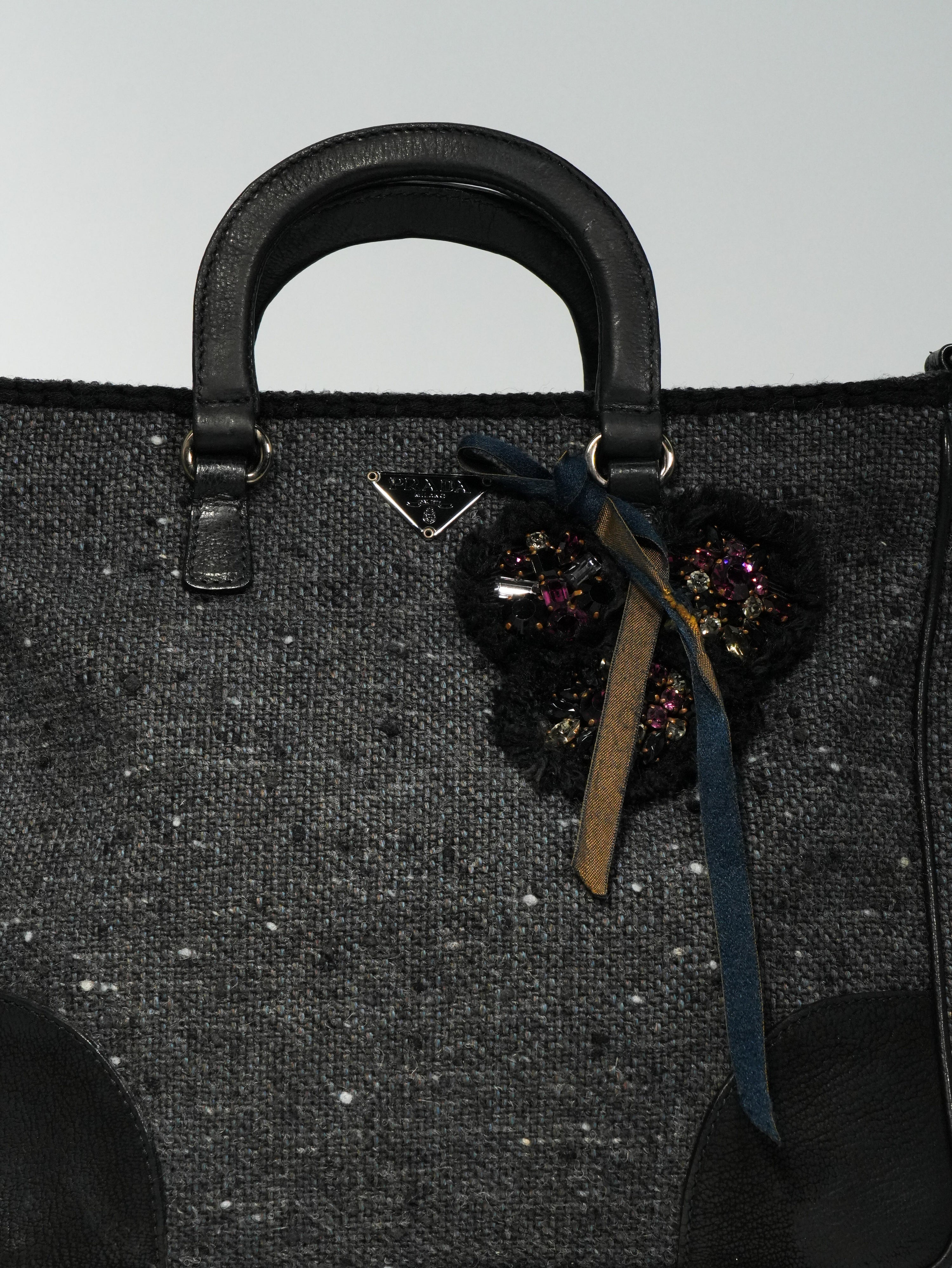 Prada Tweed Shopping Mini