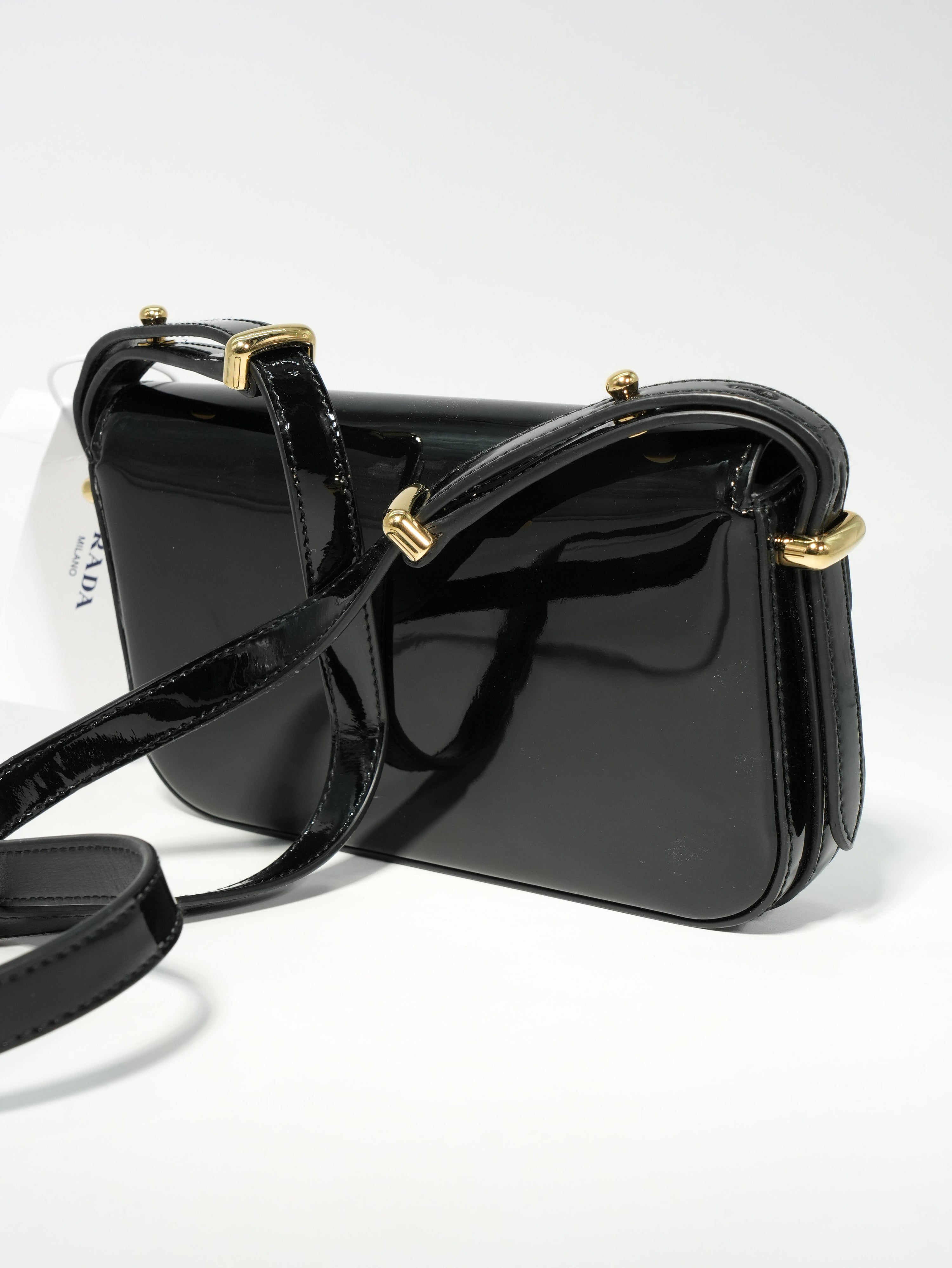 Prada Emblème Small Vernice
