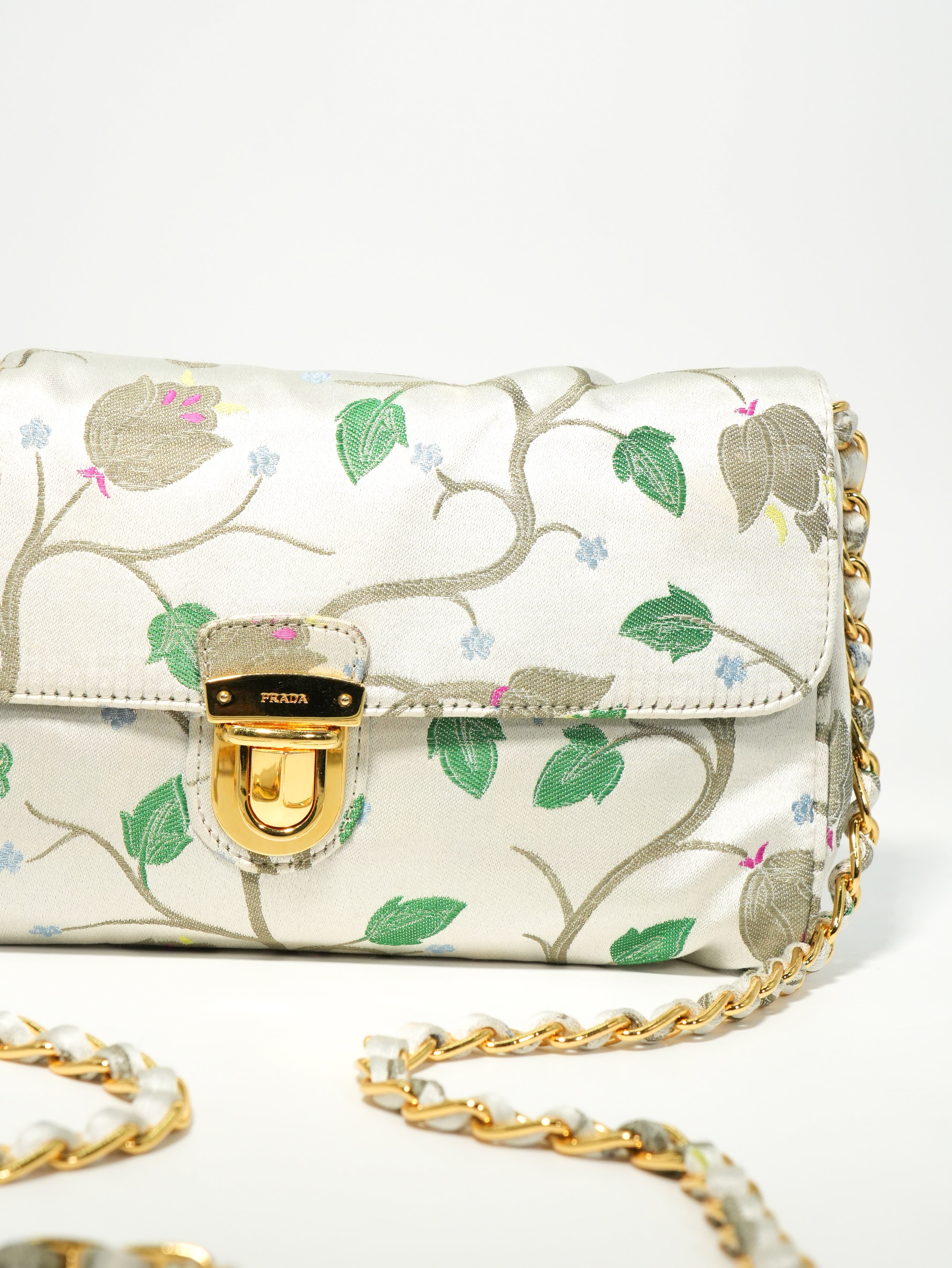 Prada Jacquard Bag Floreale