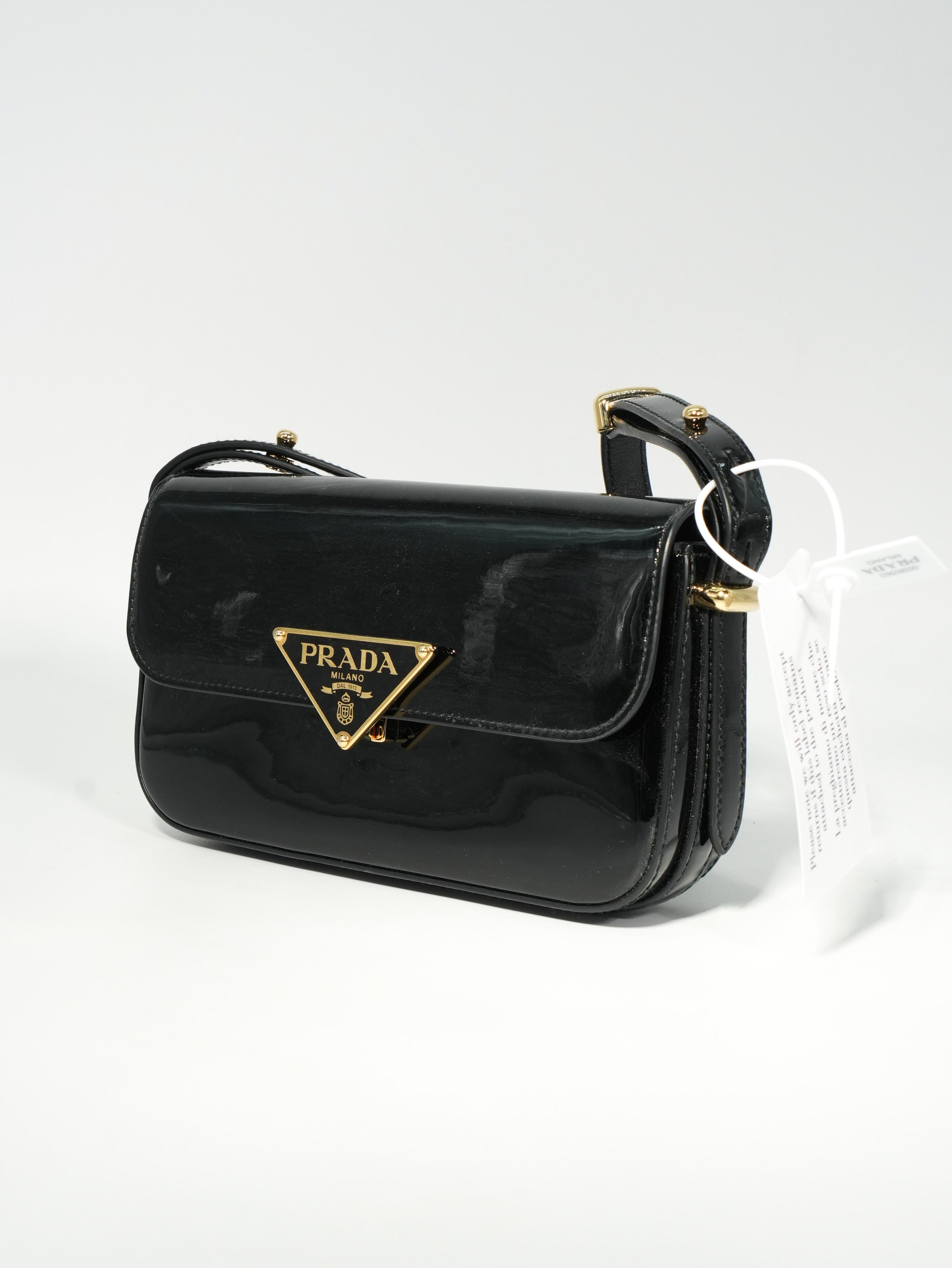 Prada Emblème Small Vernice