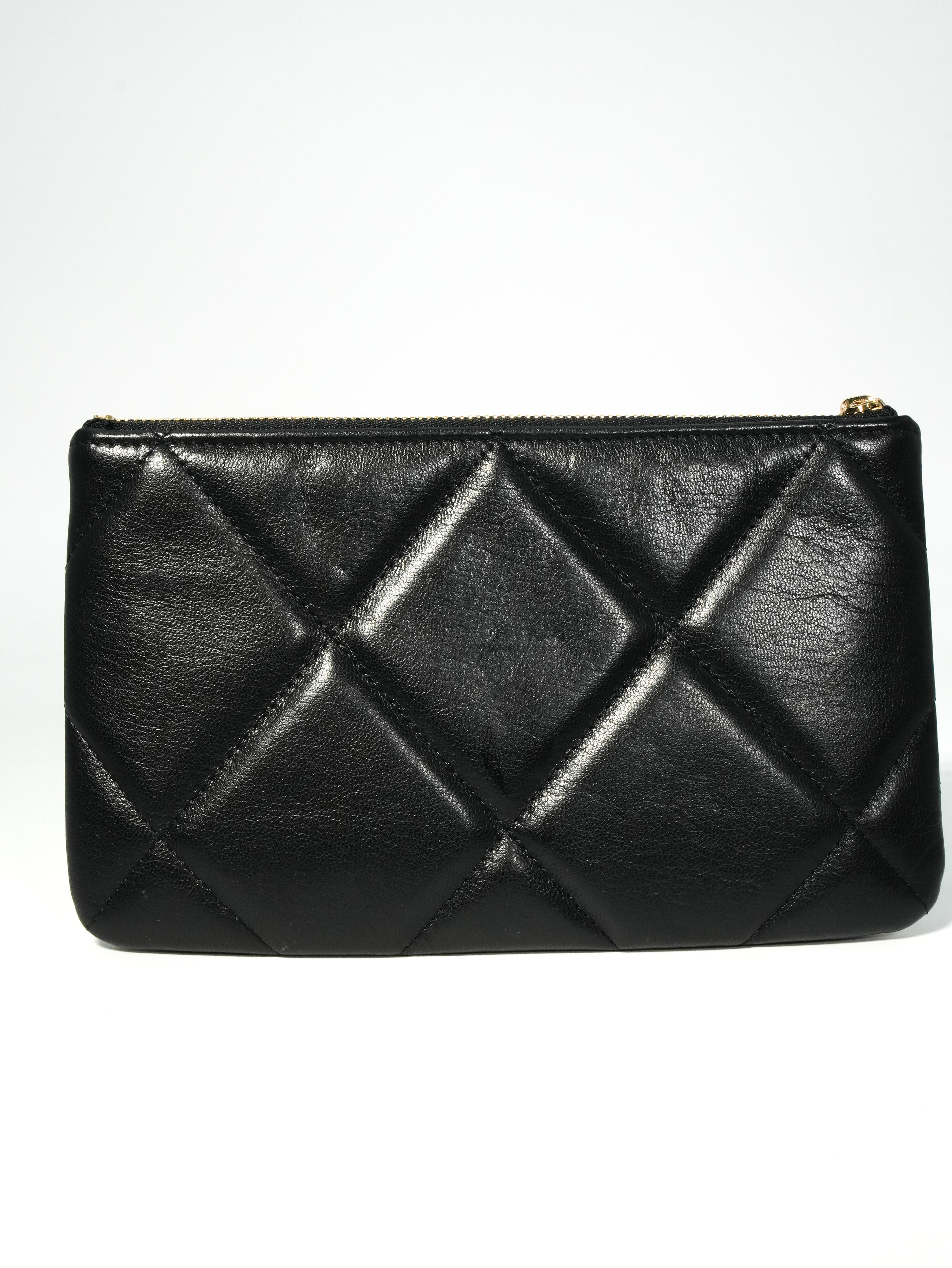 Chanel 19 Mini Pochette Agnello