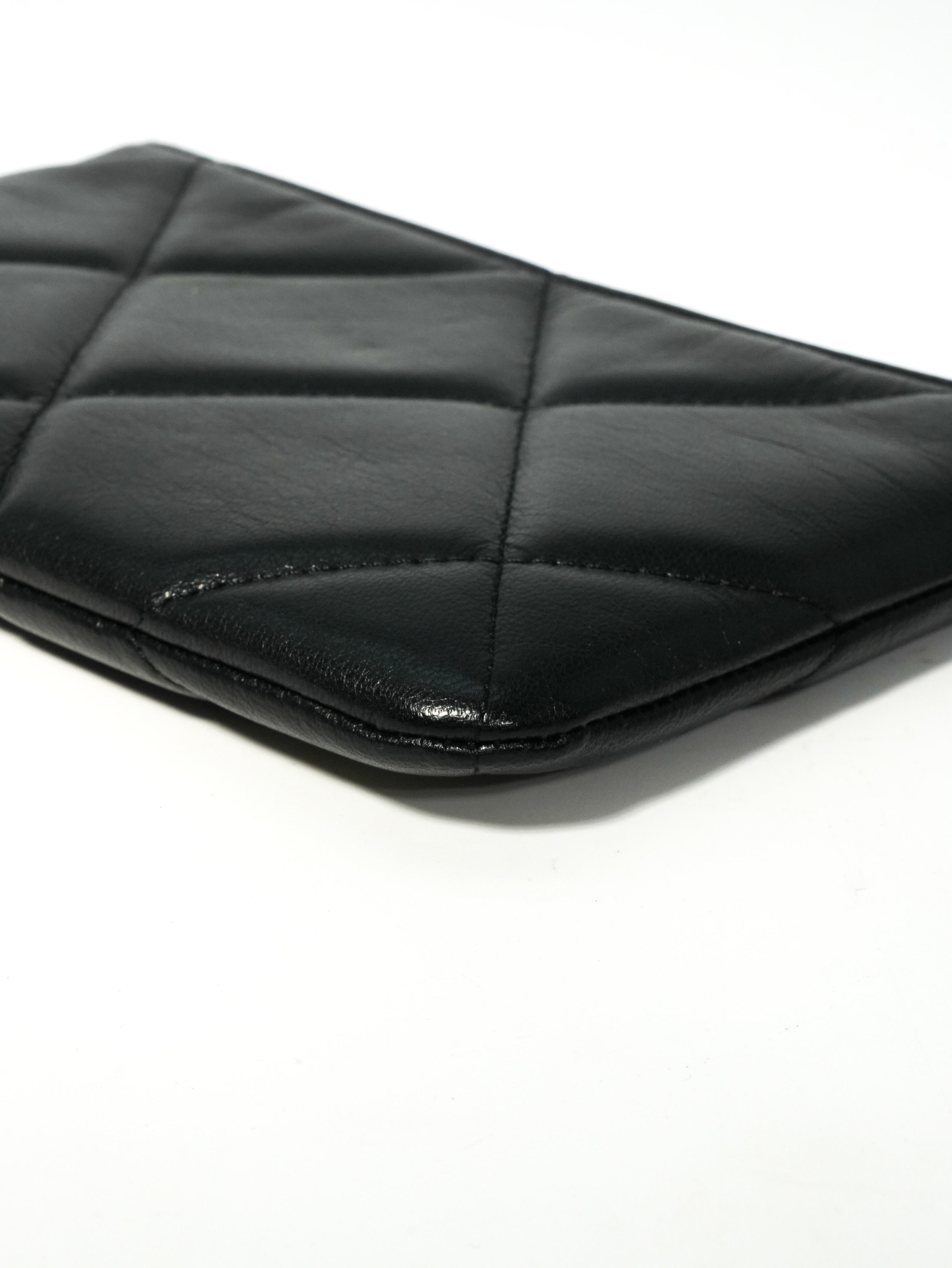 Chanel 19 Mini Pochette Agnello