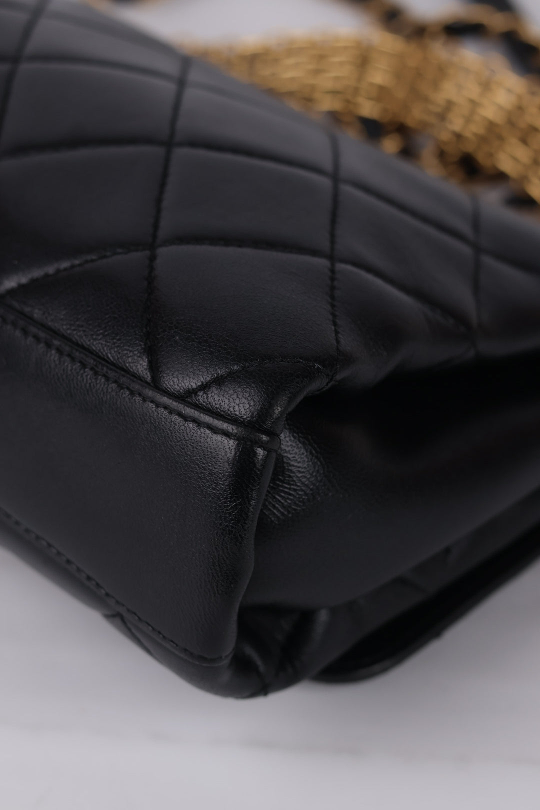 Chanel Classic Flap Crystal Lettering