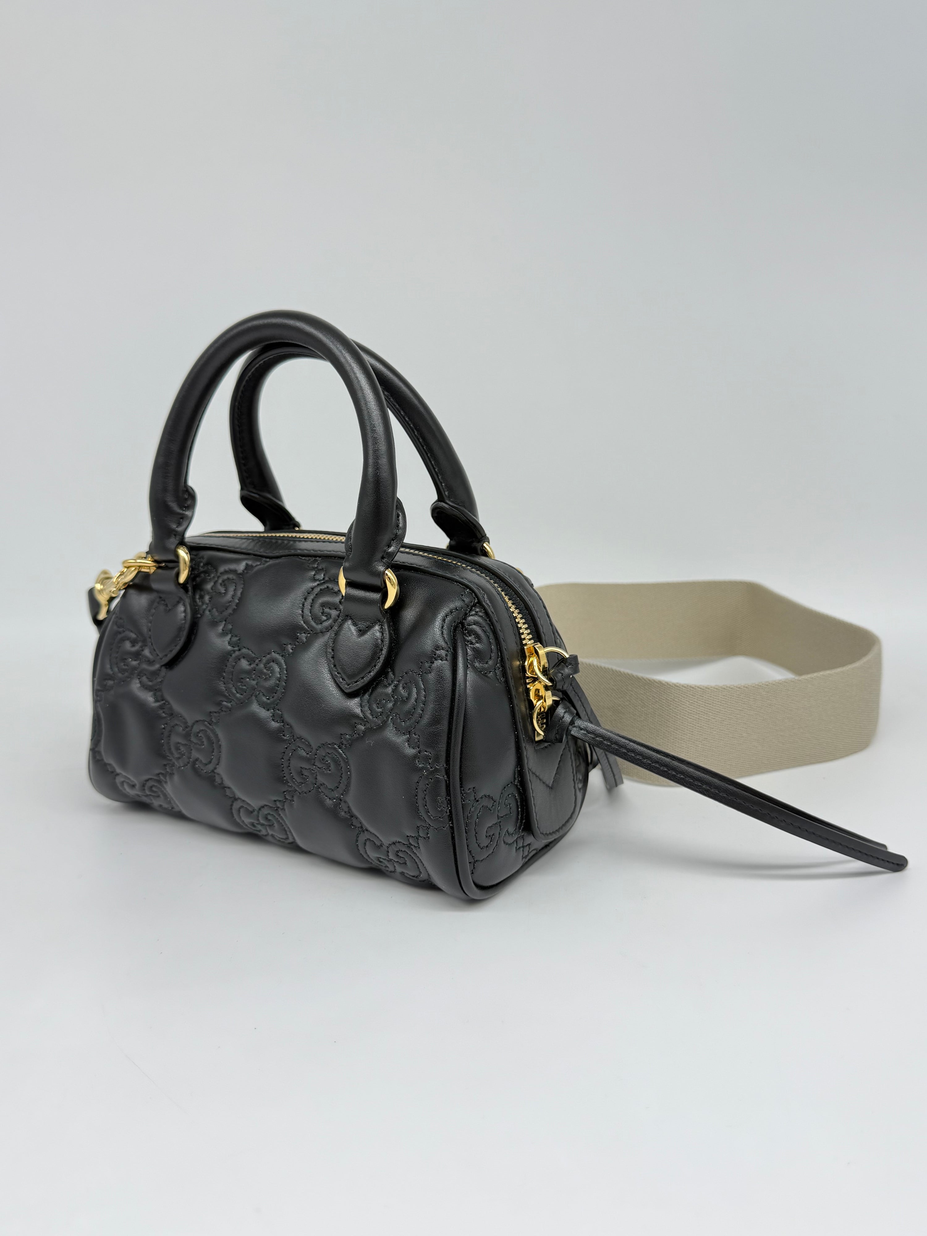 Gucci Mini Bauletto GG Matelassé