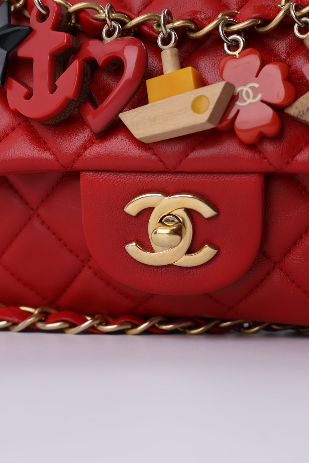 Chanel Classic Charms Matelassé