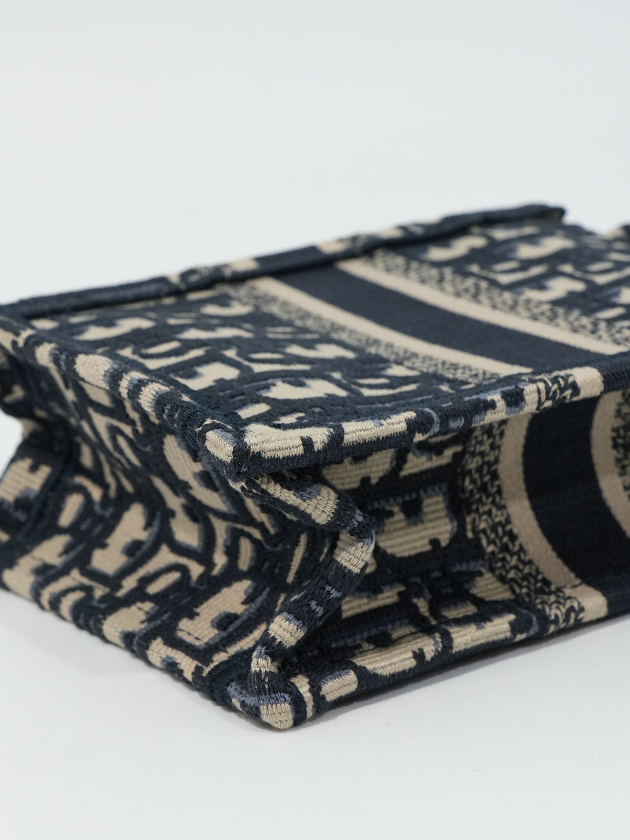 Dior Mini Book Tote in Jacquard Oblique