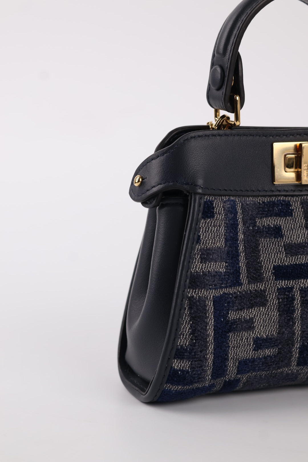 Fendi Nano Peekaboo FF Logo