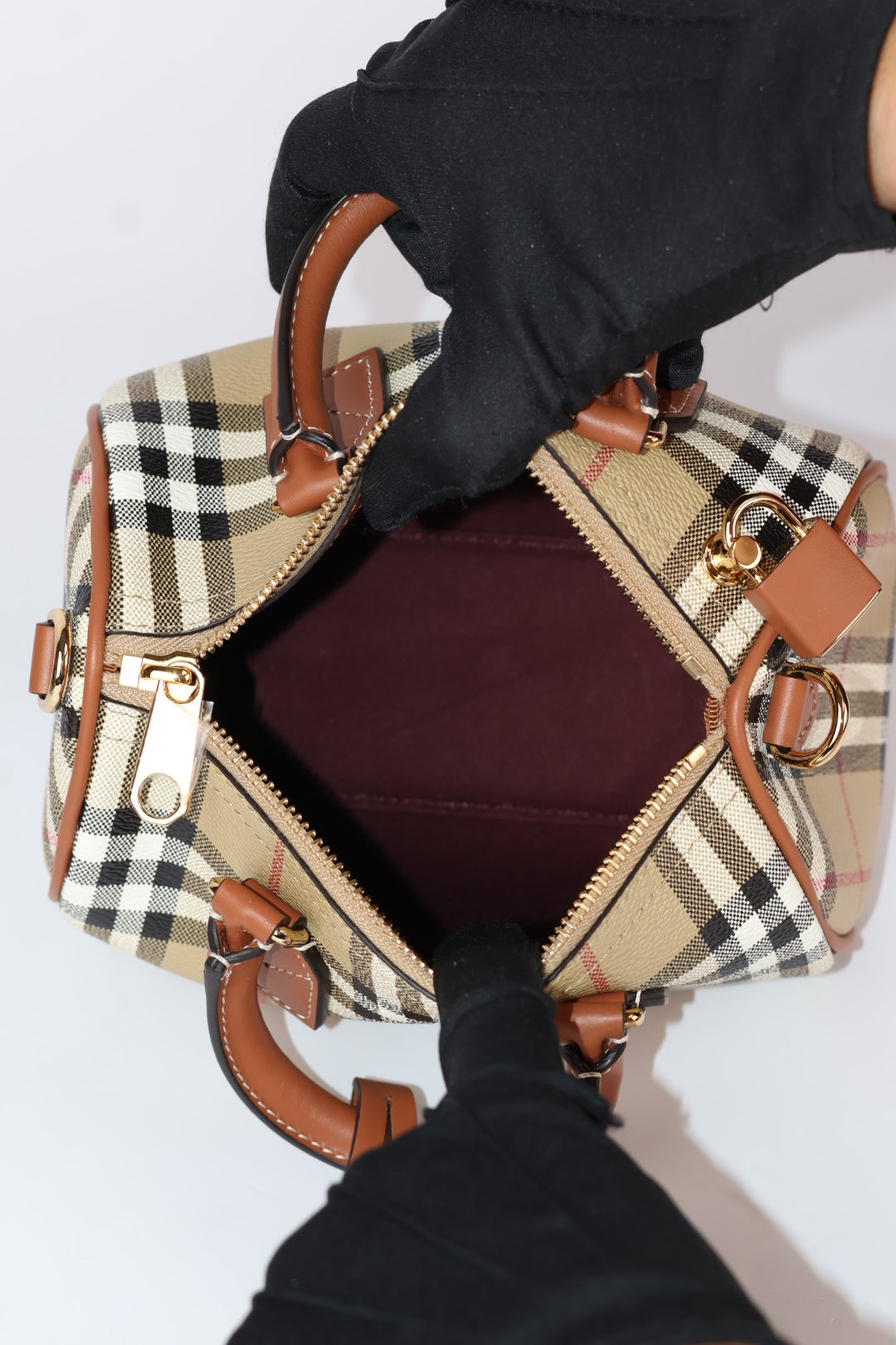 Burberry Mini Bowling Check