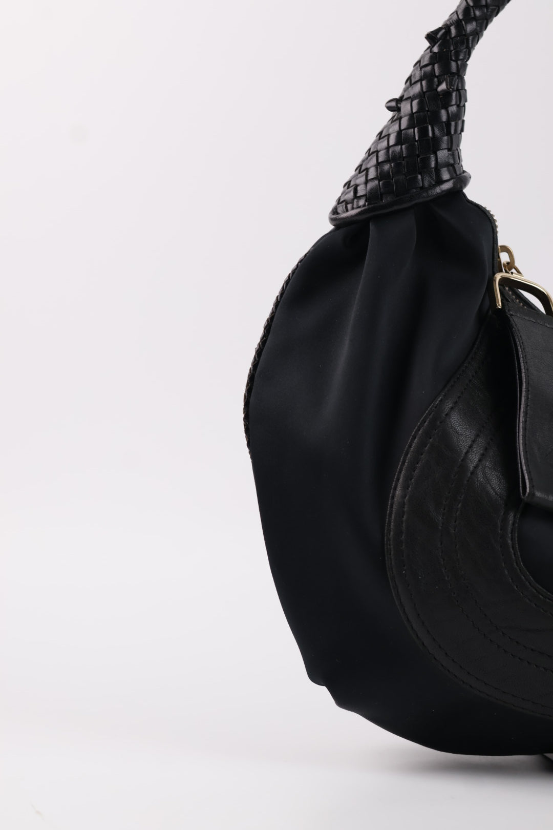 Fendi Hobo Nylon & Pelle