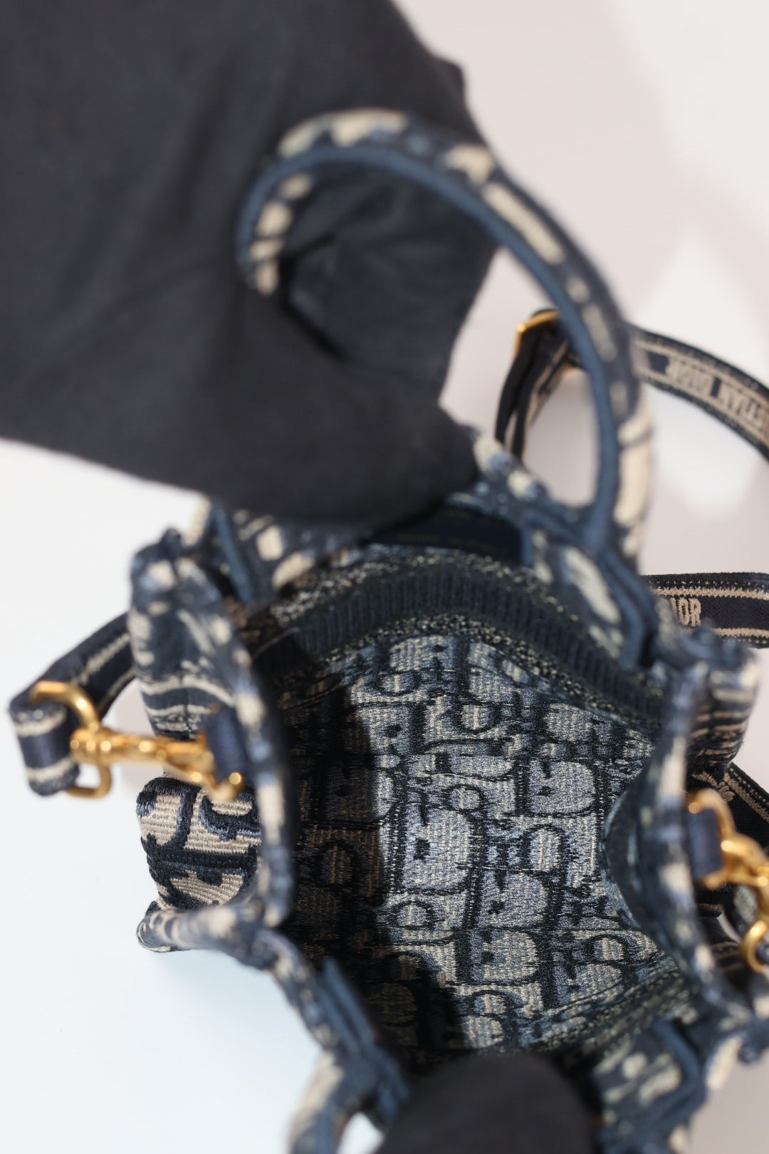 Dior Mini Book Tote Jacquard Oblique