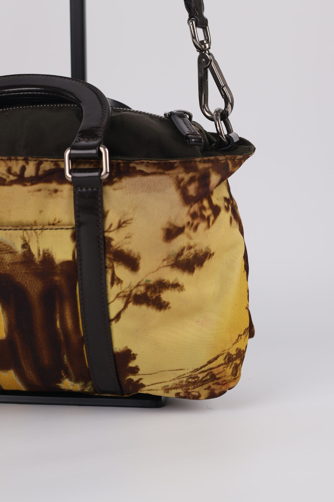 Prada boston Elephant Bag