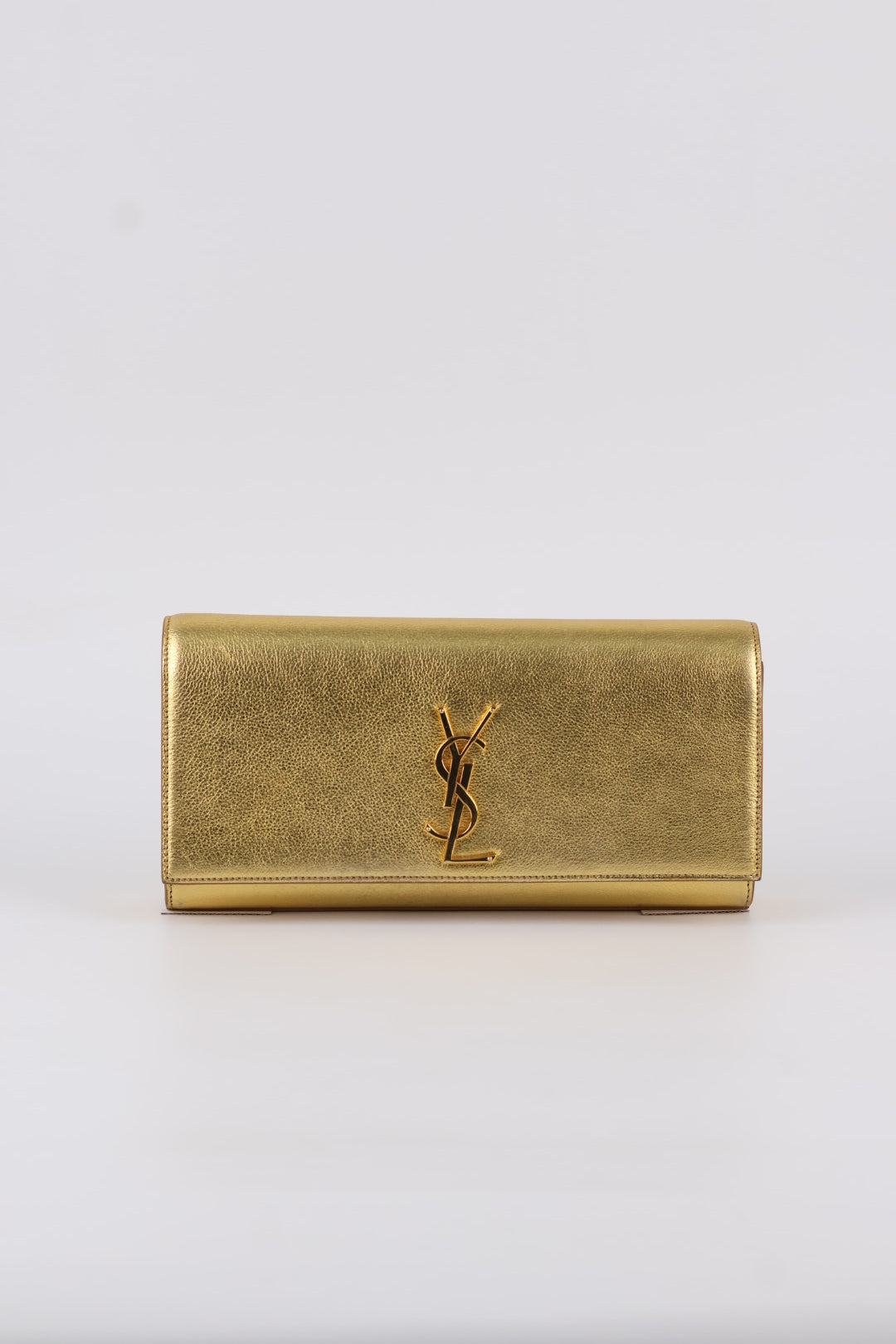 Saint Laurent Kate Clutch Gold