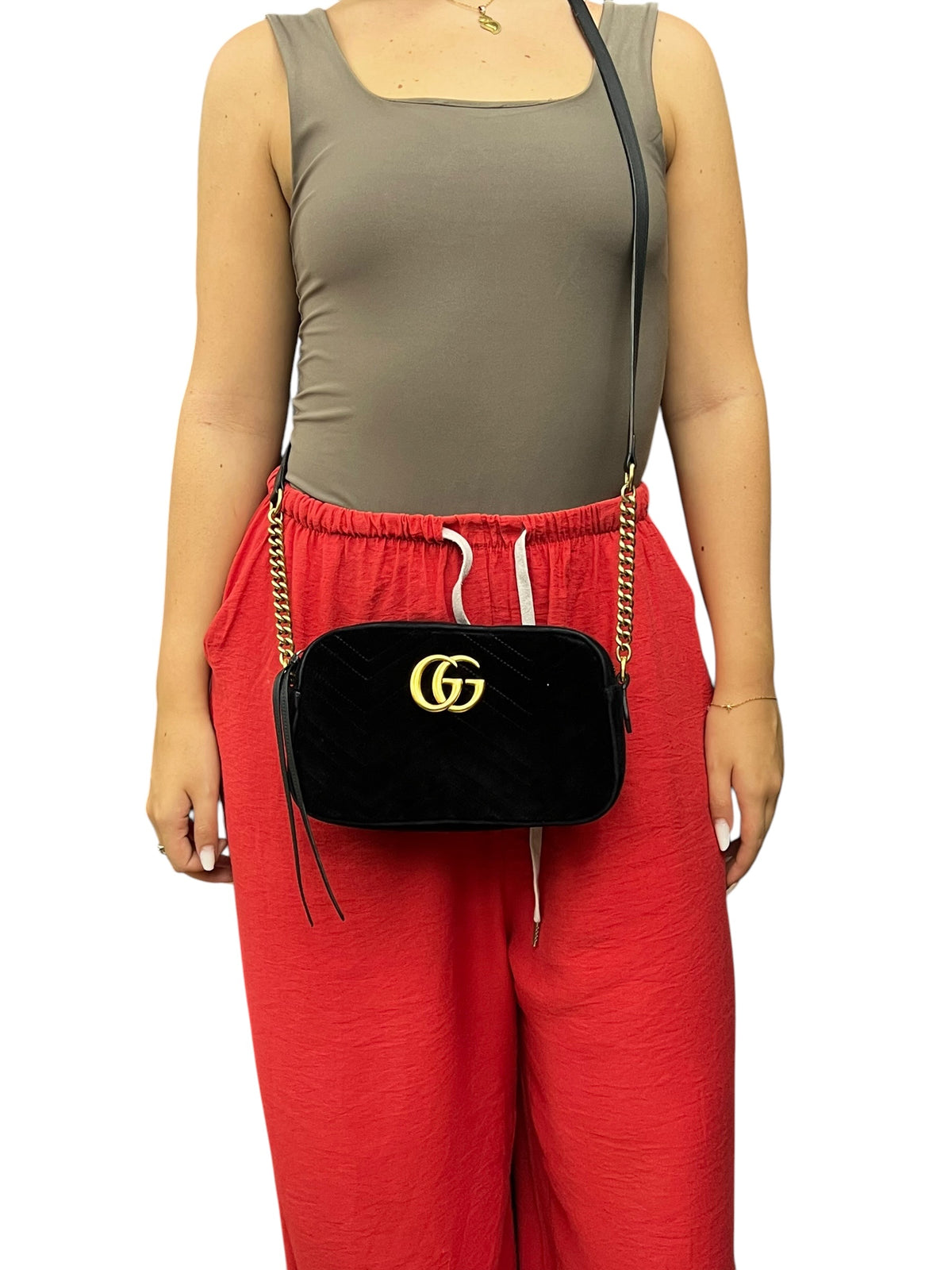 Gucci Marmont Camera Bag Velvet