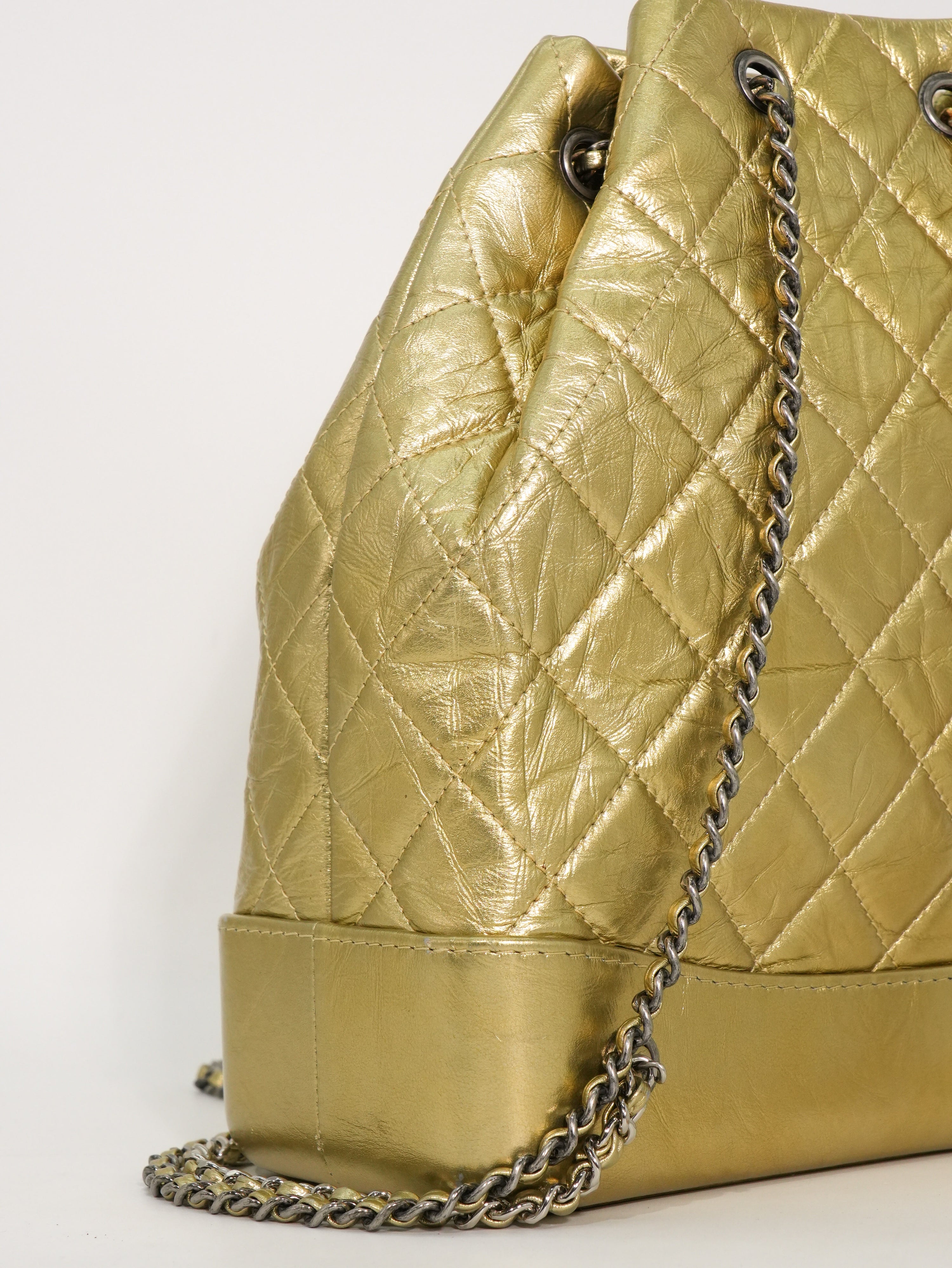 Chanel Zaino Gabrielle Gold