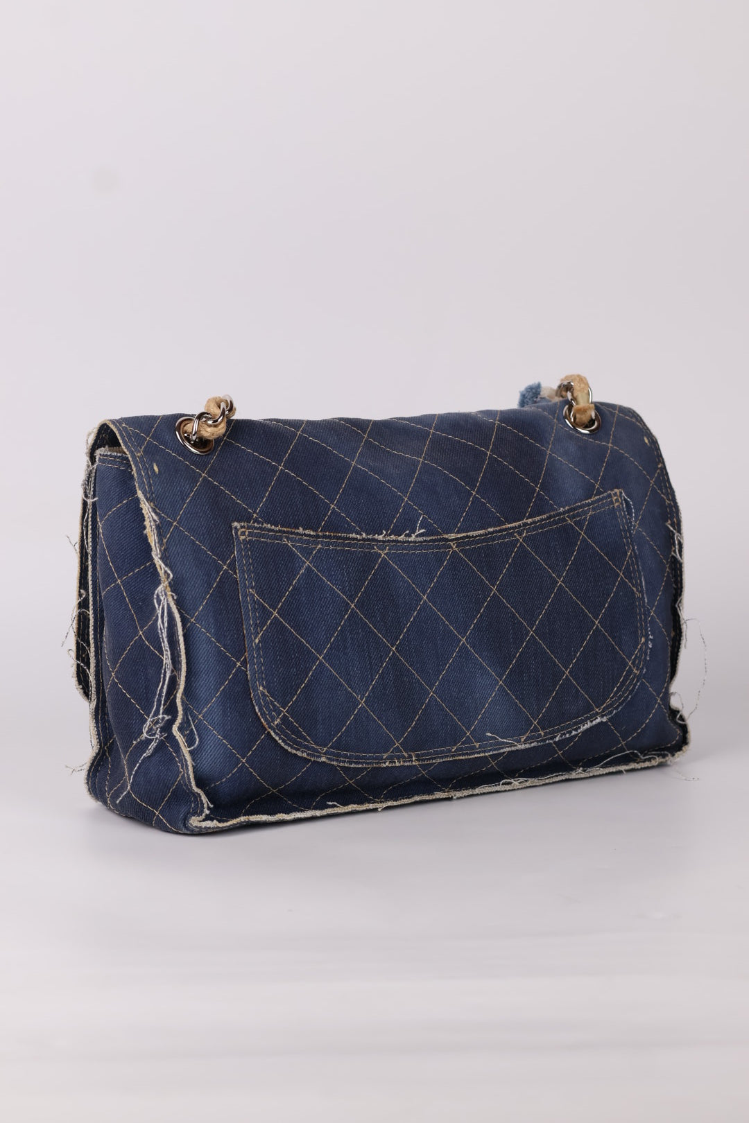 Chanel Timeless Pom Pom Denim Paris-Dubai