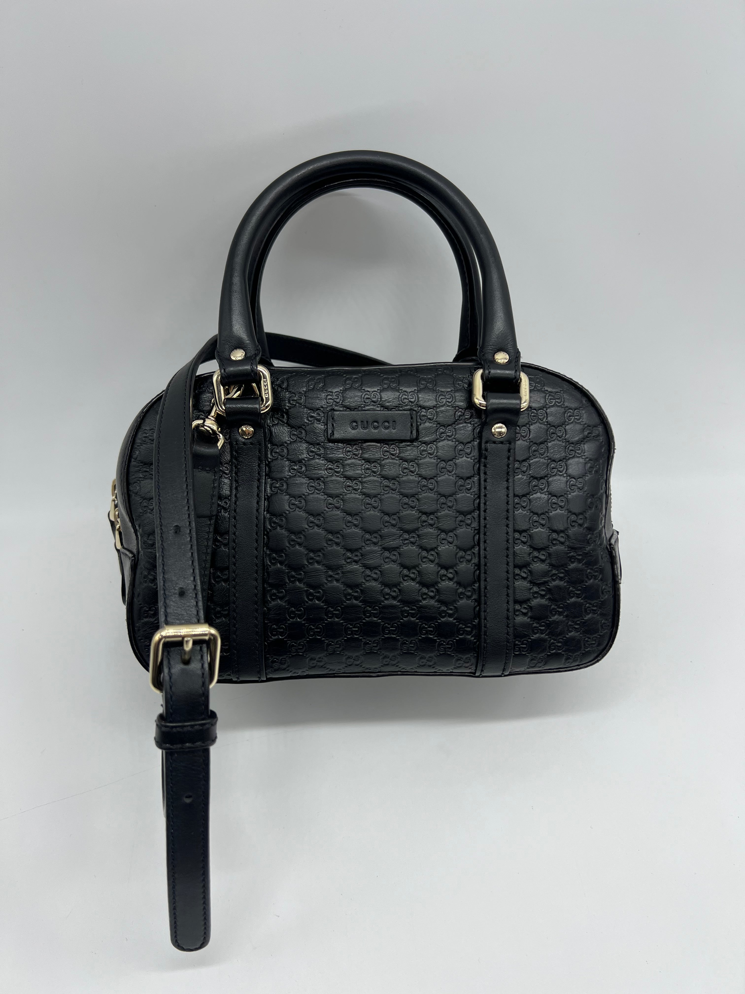 Gucci Mini Bauletto Microguccissima