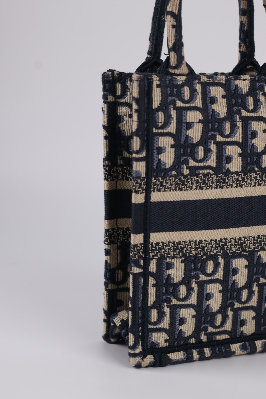 Dior Mini Book Tote Jacquard Oblique