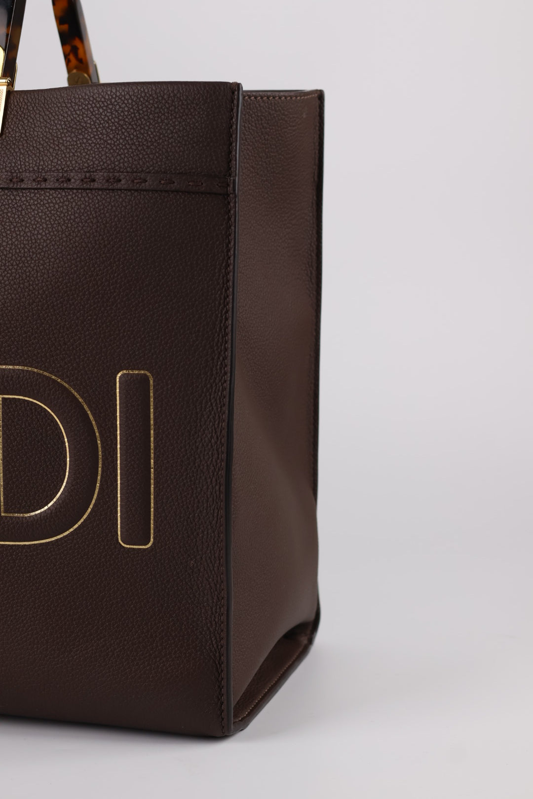 Fendi Sunshine Media in Pelle