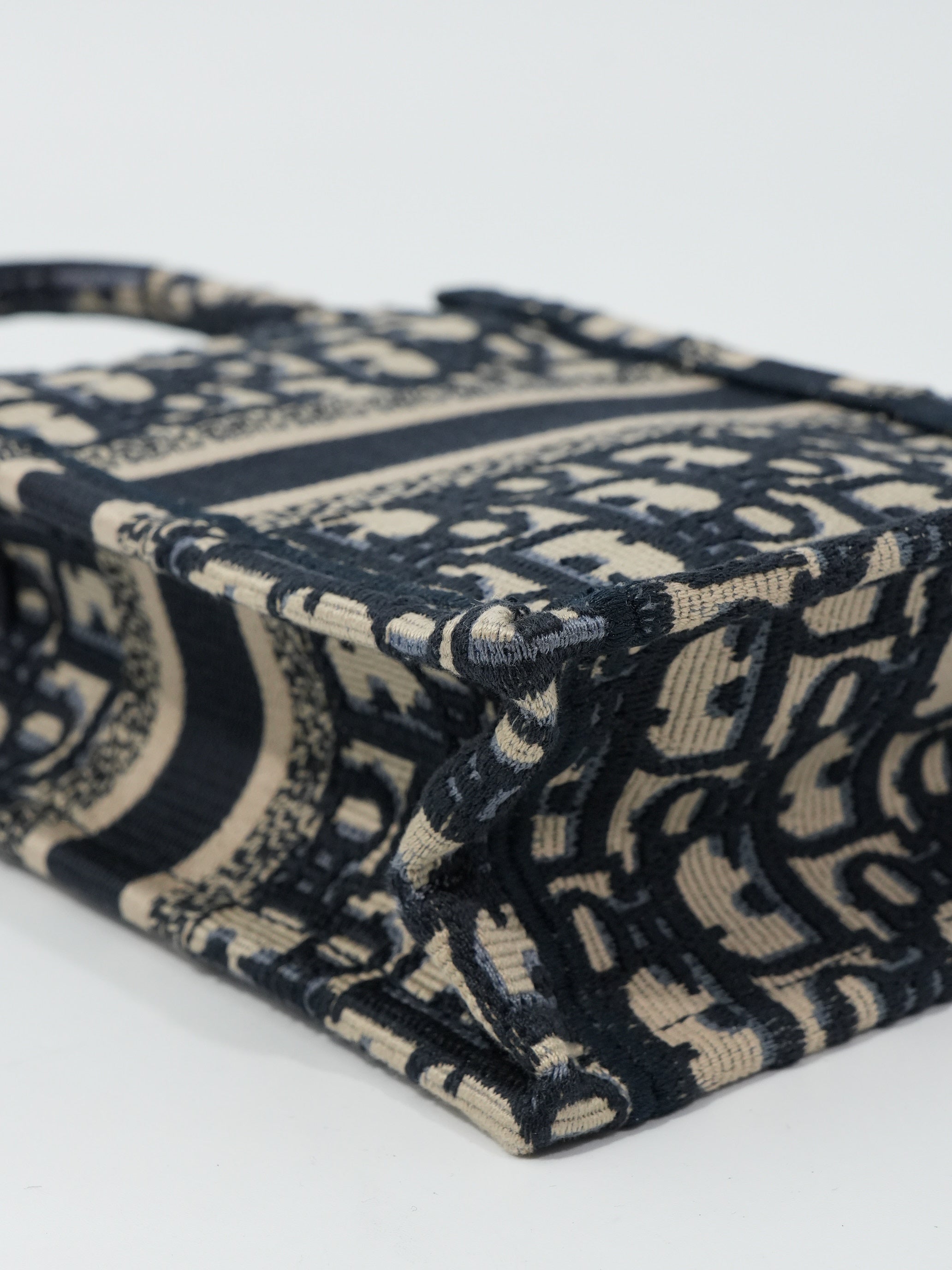 Dior Mini Book Tote in Jacquard Oblique