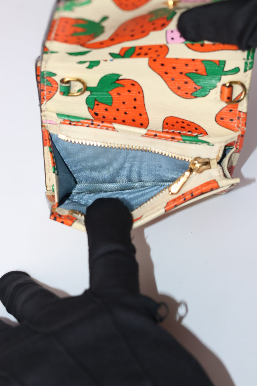 Gucci Portafoglio Zumi Fragole