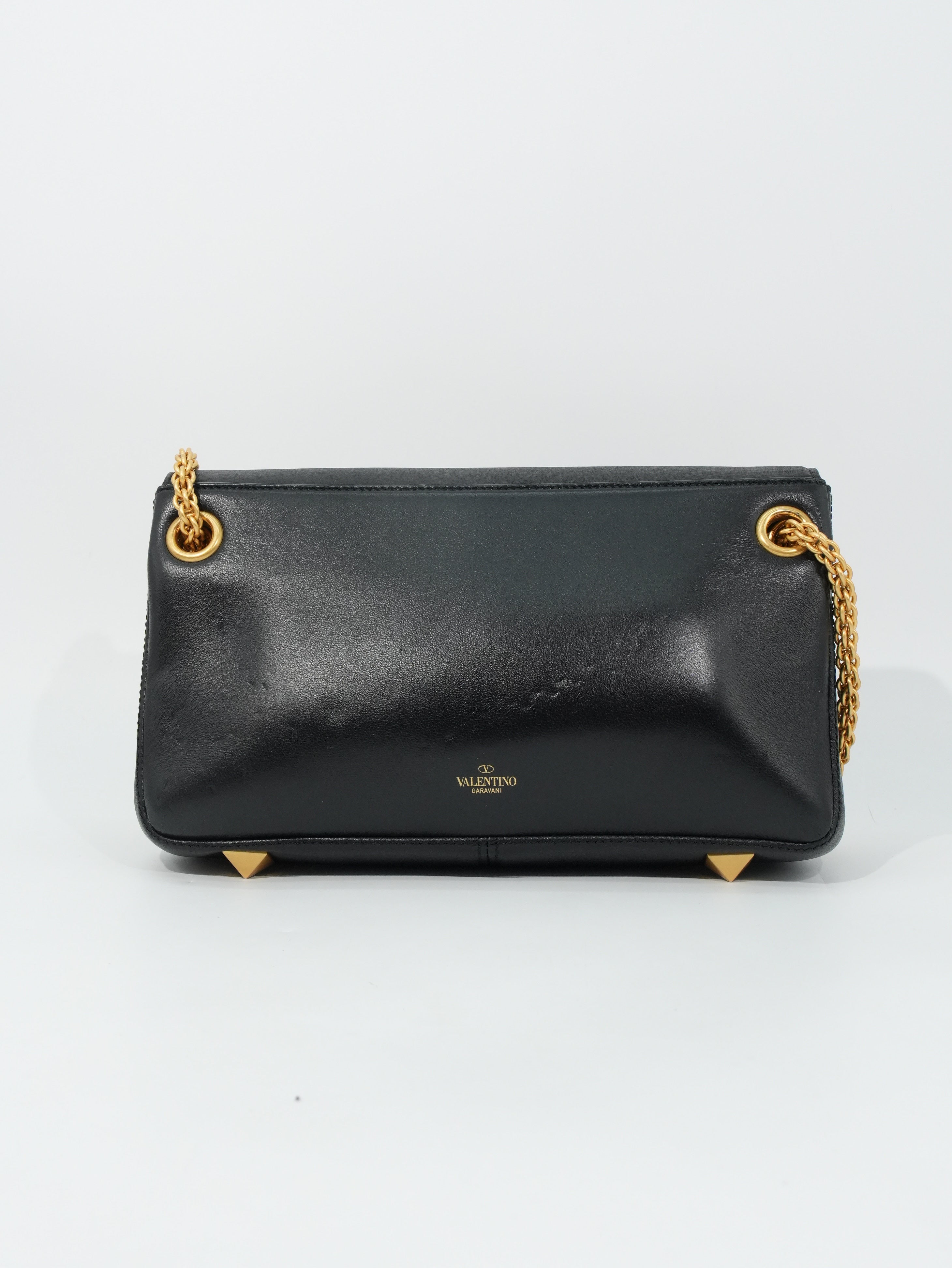 Valentino Stud Sign in Pelle