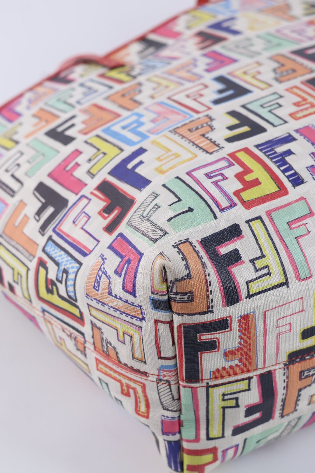 Fendi Shopping FF Logo Multicolor
