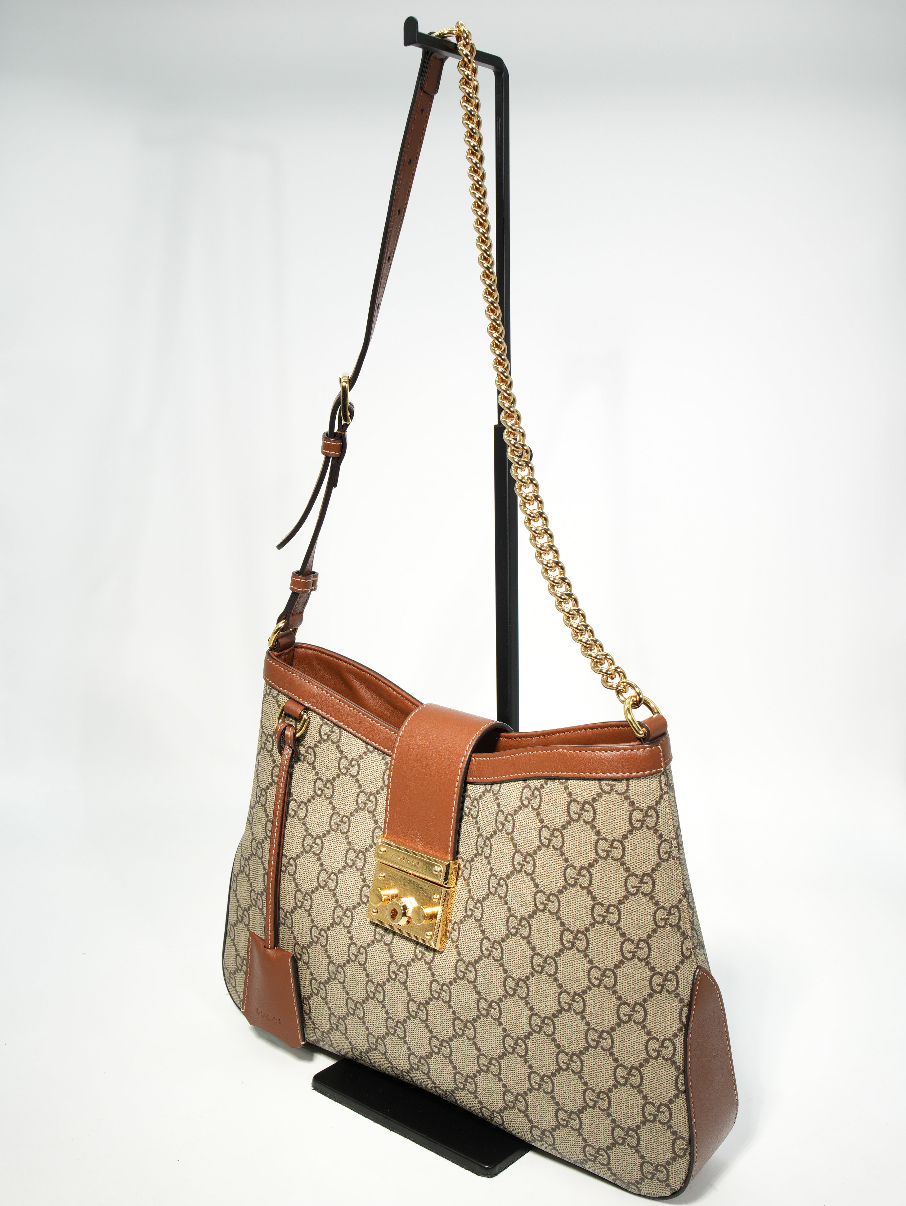 Gucci Padlock a Spalla GG Supreme