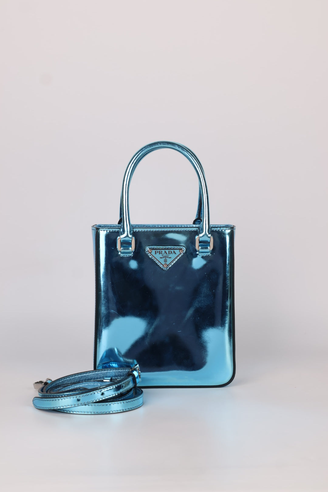 Prada Mini Tote Metallic