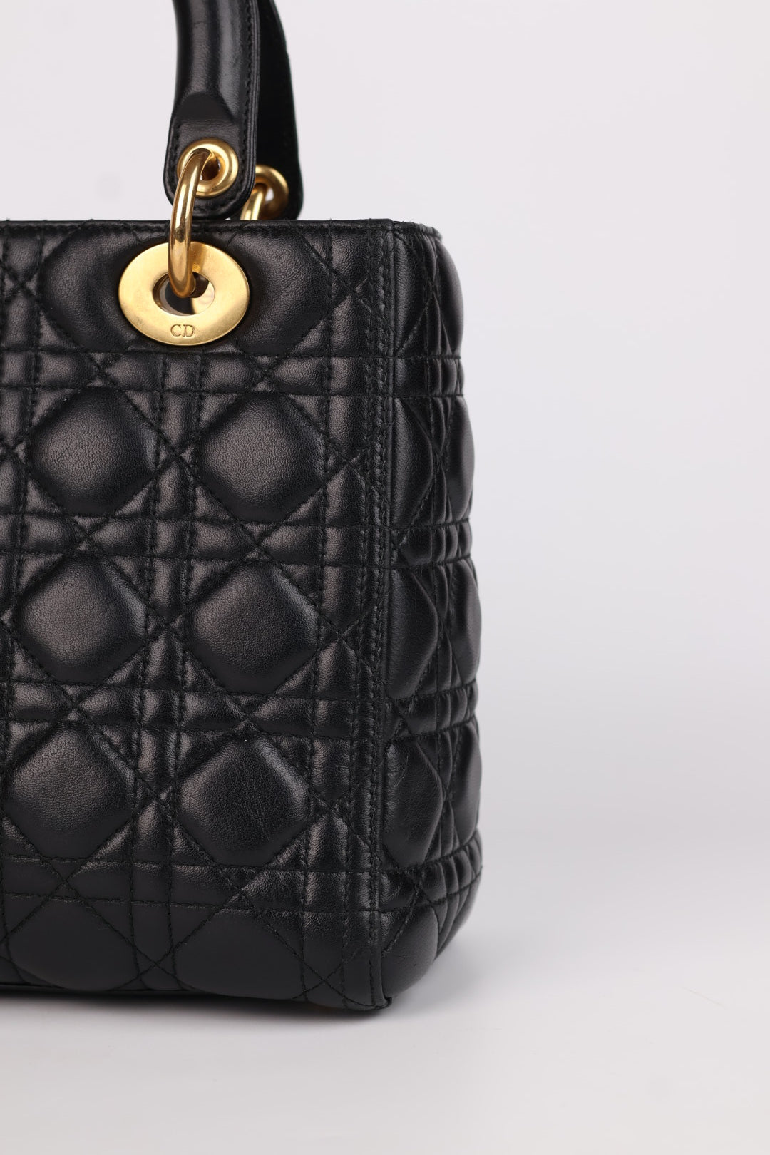 Lady Dior Meda in Pelle