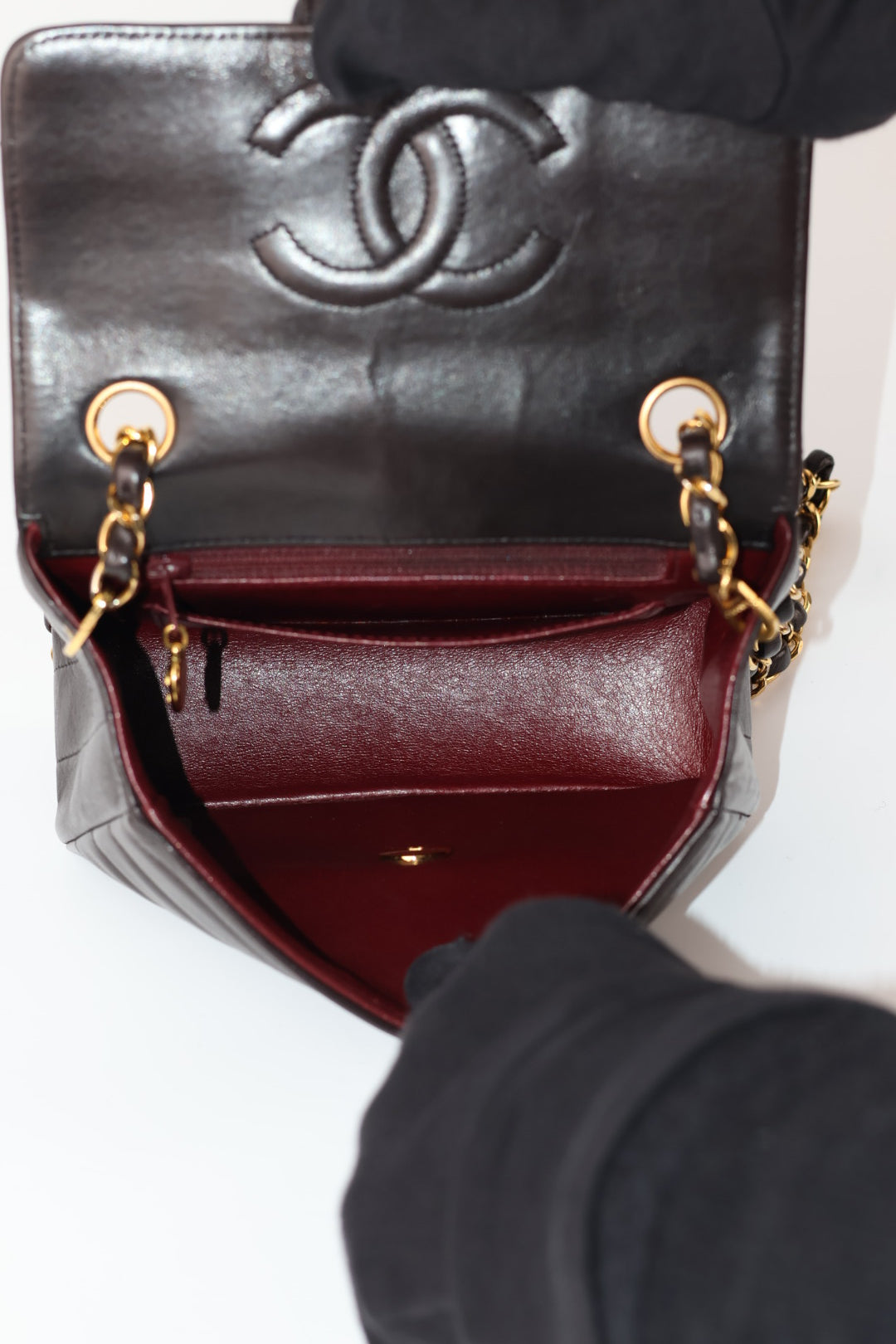 Chanel Mini Square in Pelle