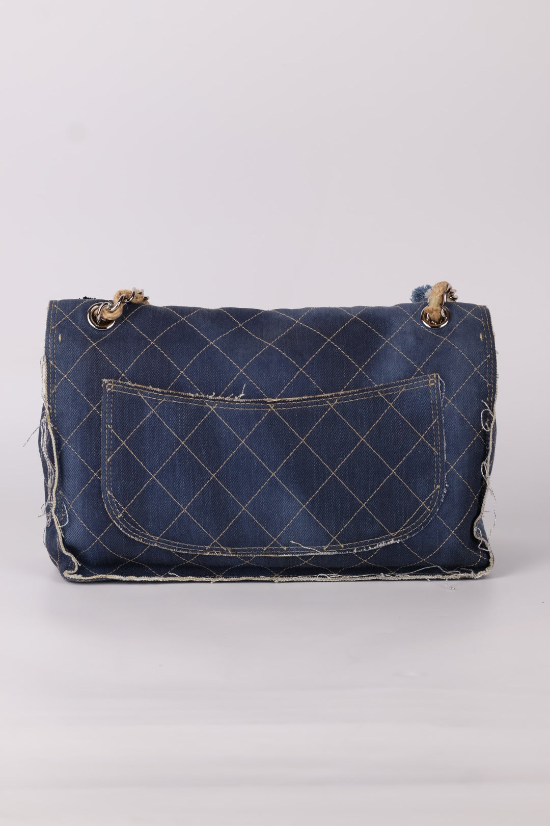 Chanel Timeless Pom Pom Denim Paris-Dubai