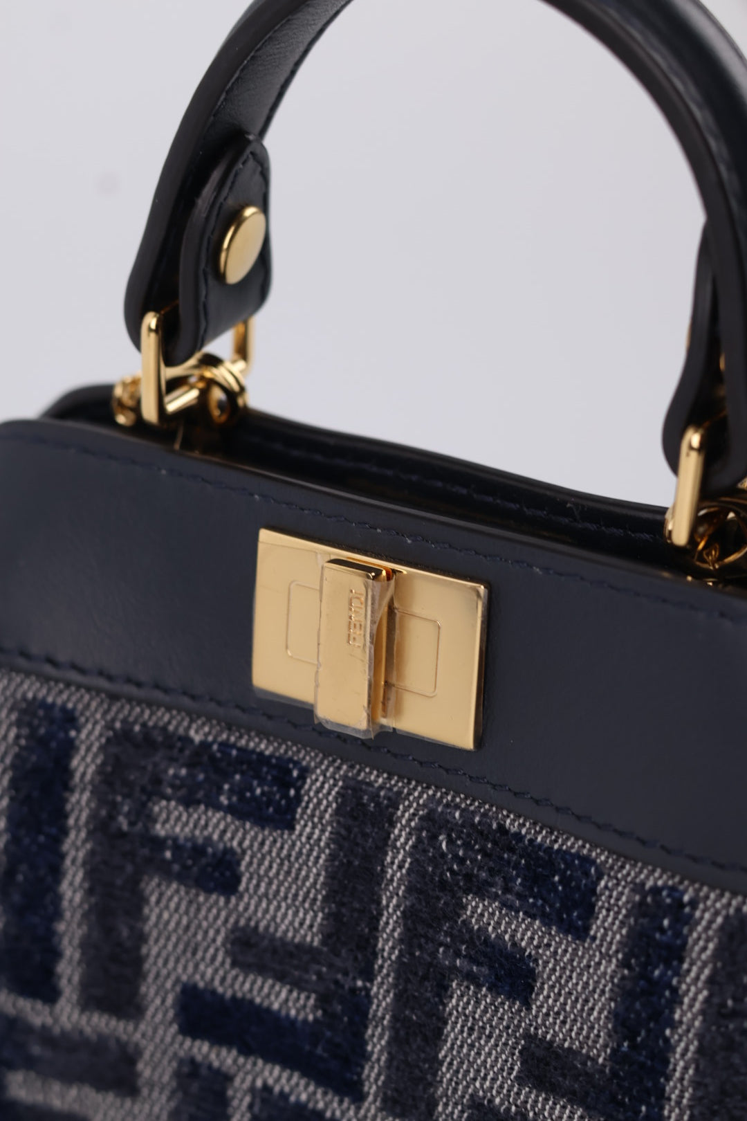 Fendi Nano Peekaboo FF Logo