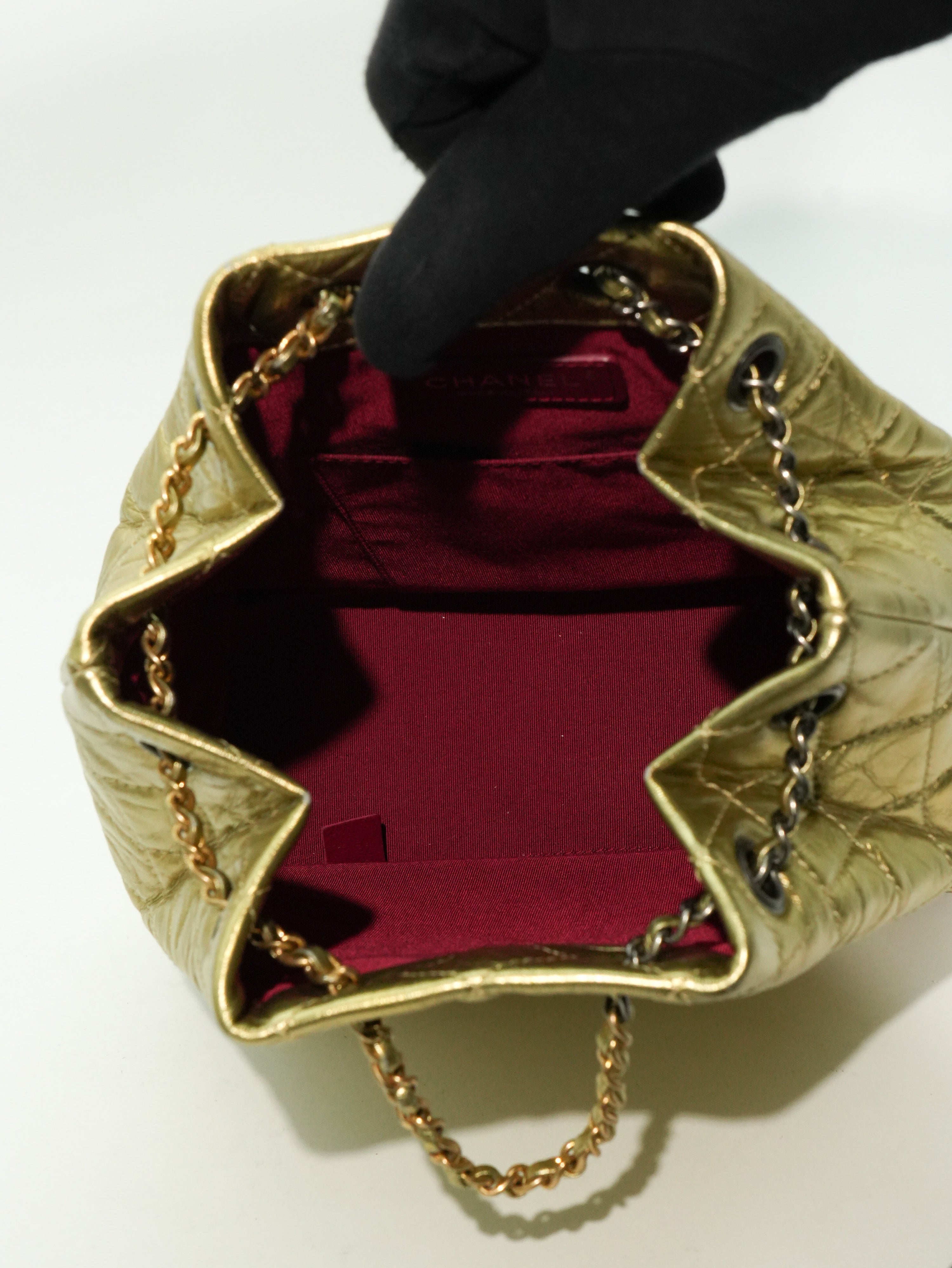 Chanel Zaino Gabrielle Gold