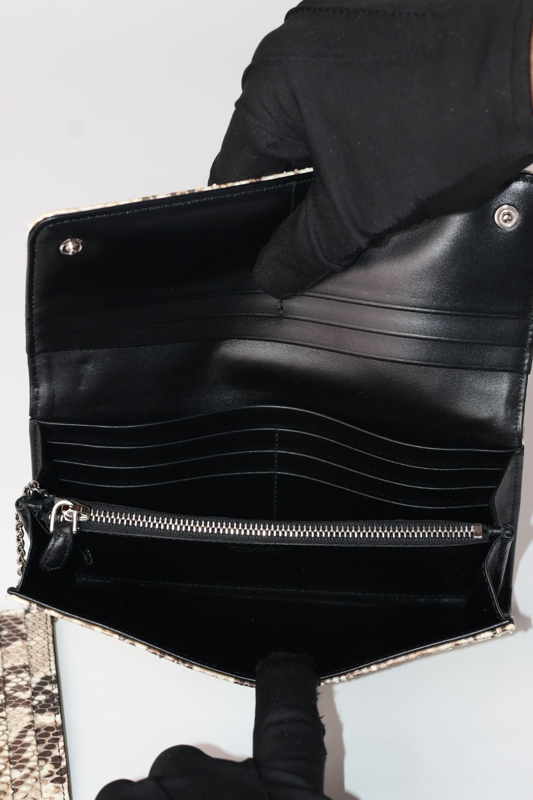 Prada Portafoglio Lungo Pitone