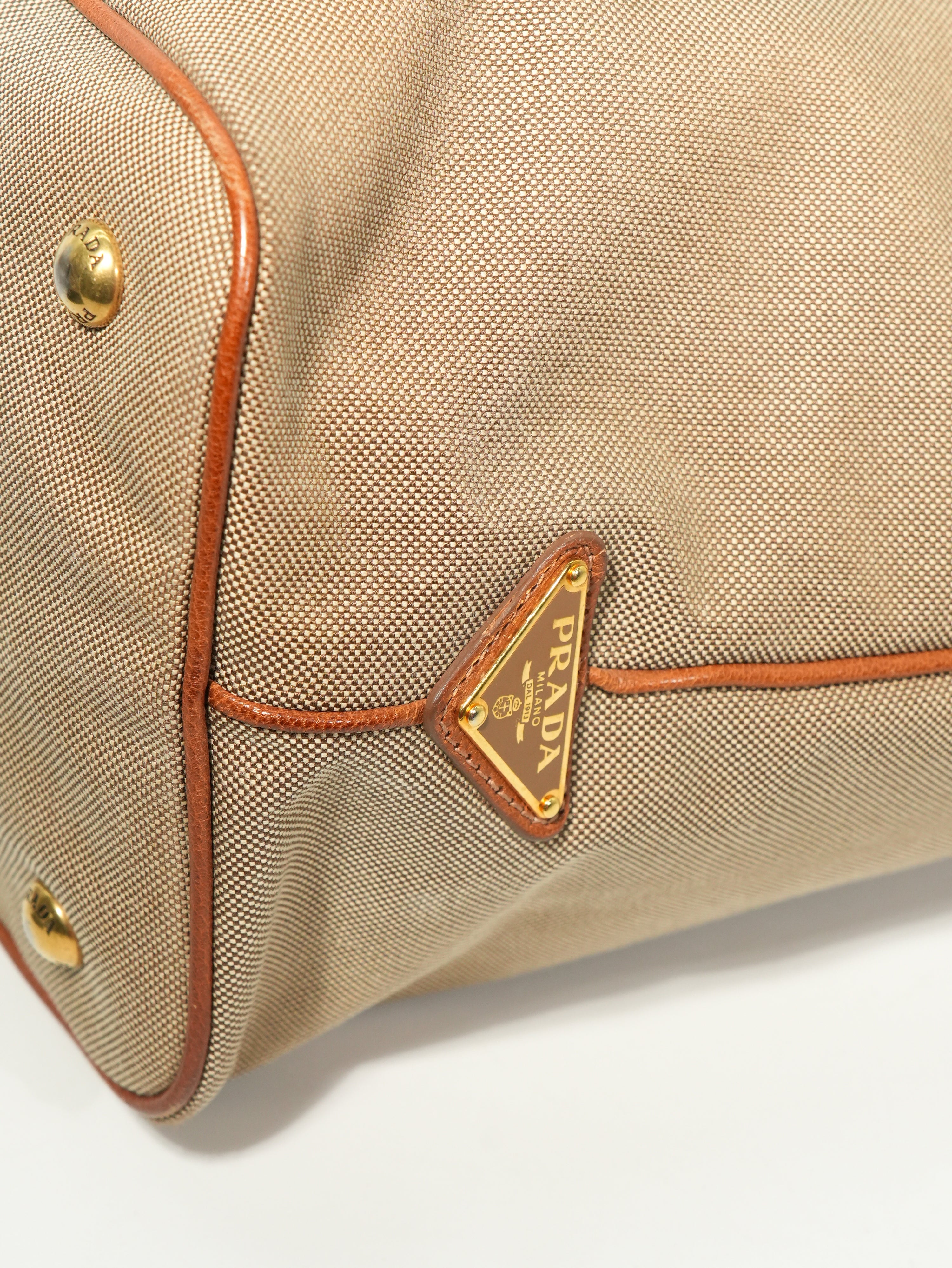 Prada Tote In Jacquard