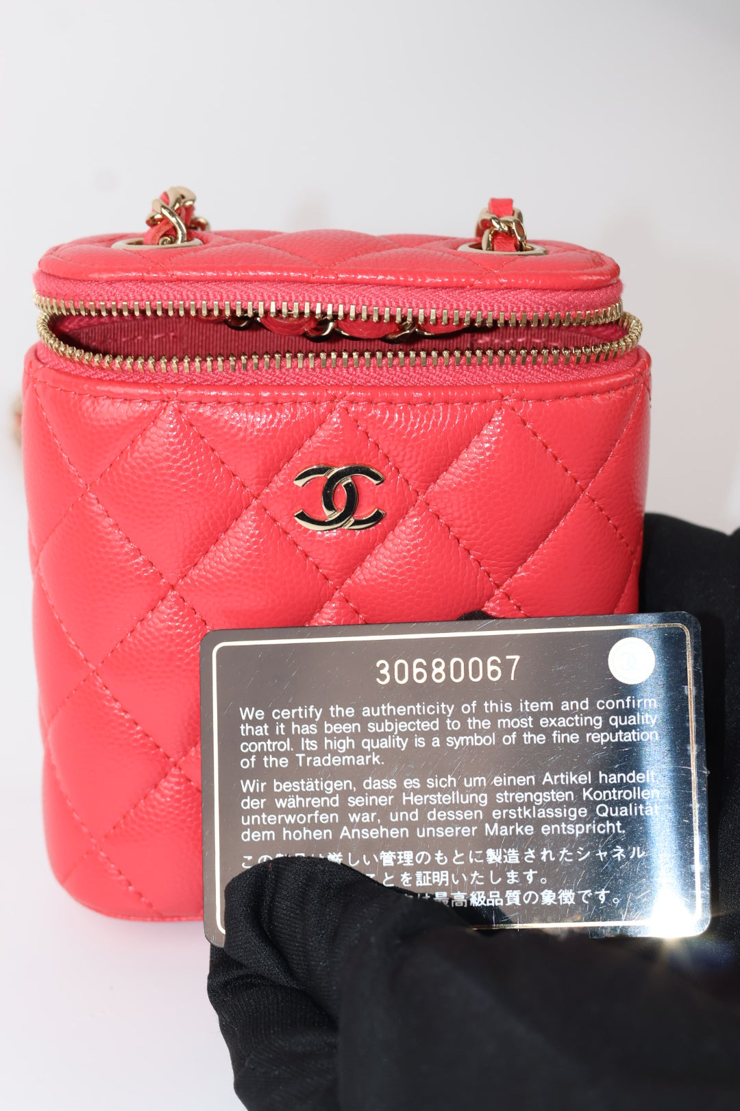 Chanel Micro Vanity Caviar