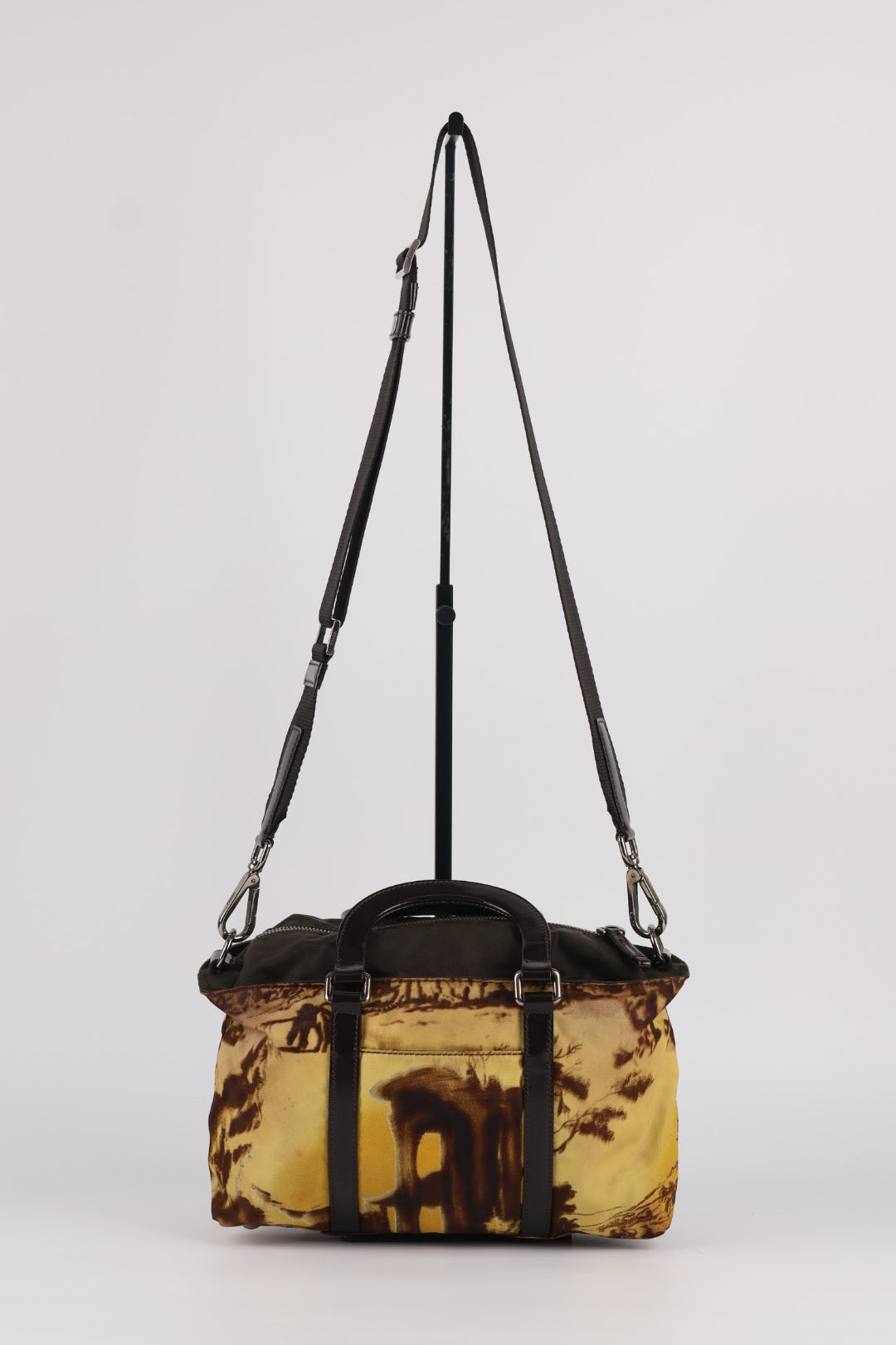 Prada boston Elephant Bag