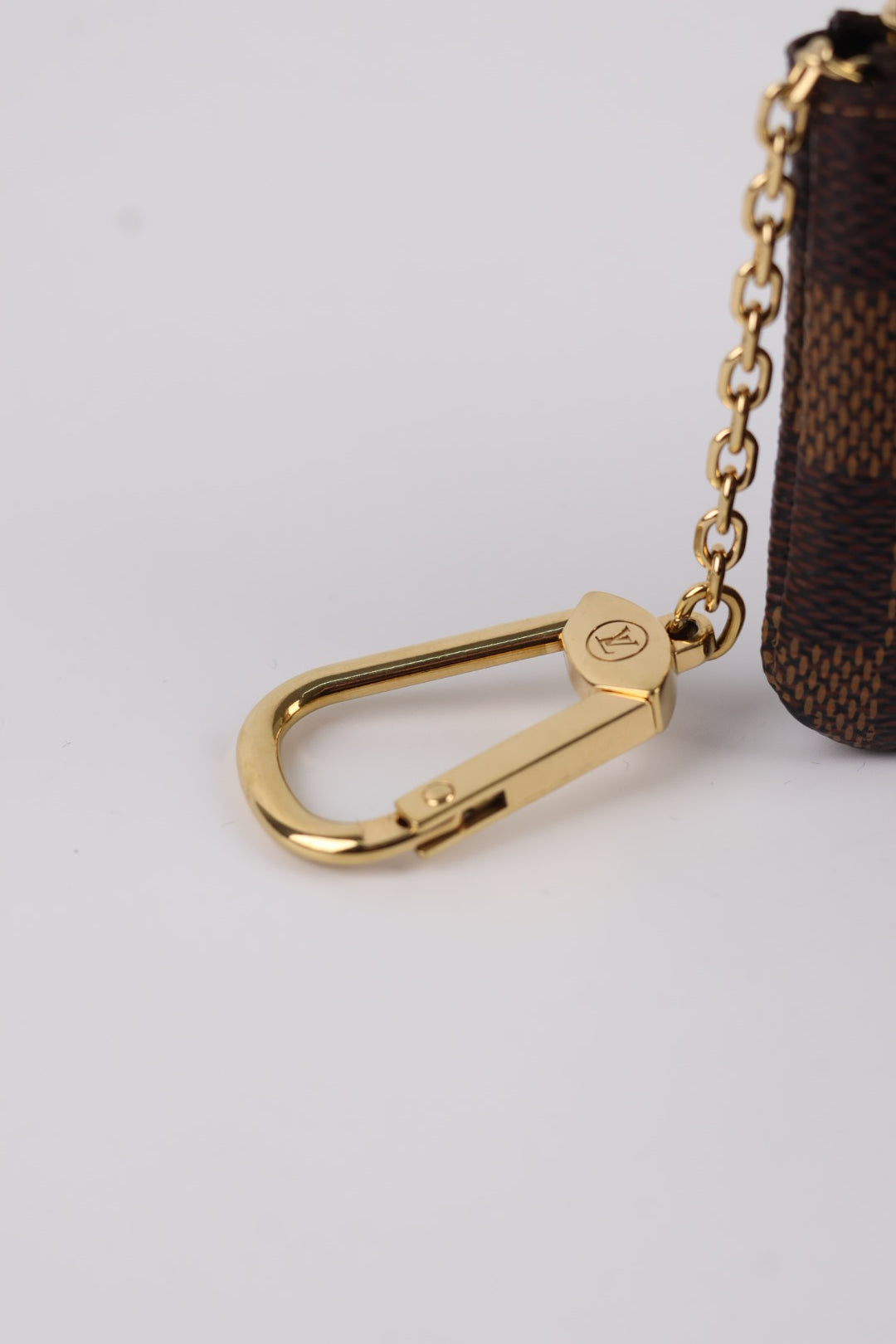 Louis Vuitton Key Pouch Damier Ébène