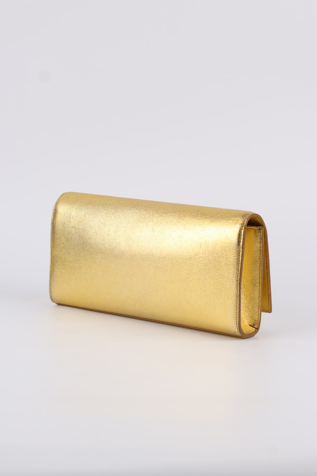 Saint Laurent Kate Clutch Gold