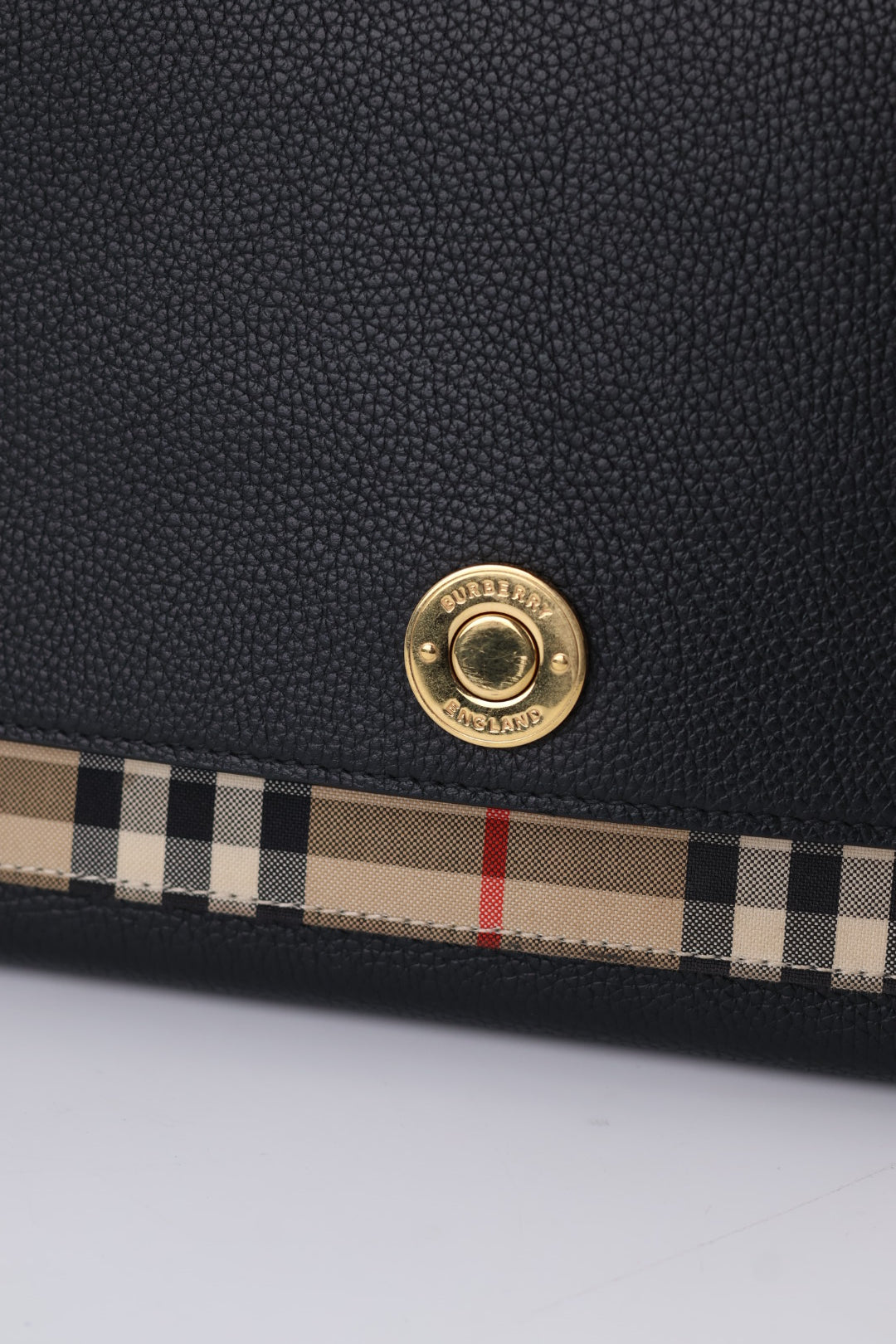 Burberry Note in Pelle Check