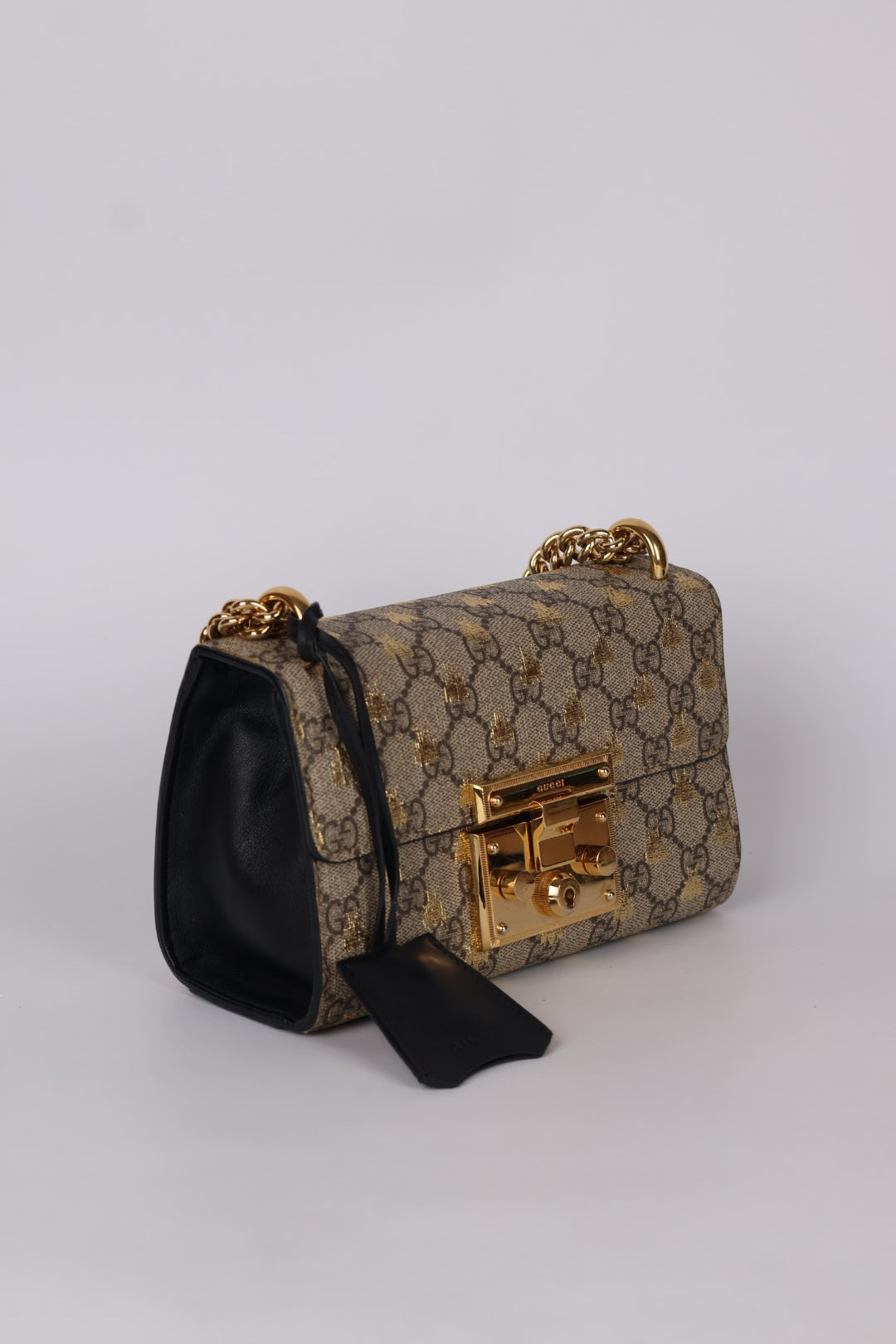Gucci Padlock Chain Bee GG Supreme