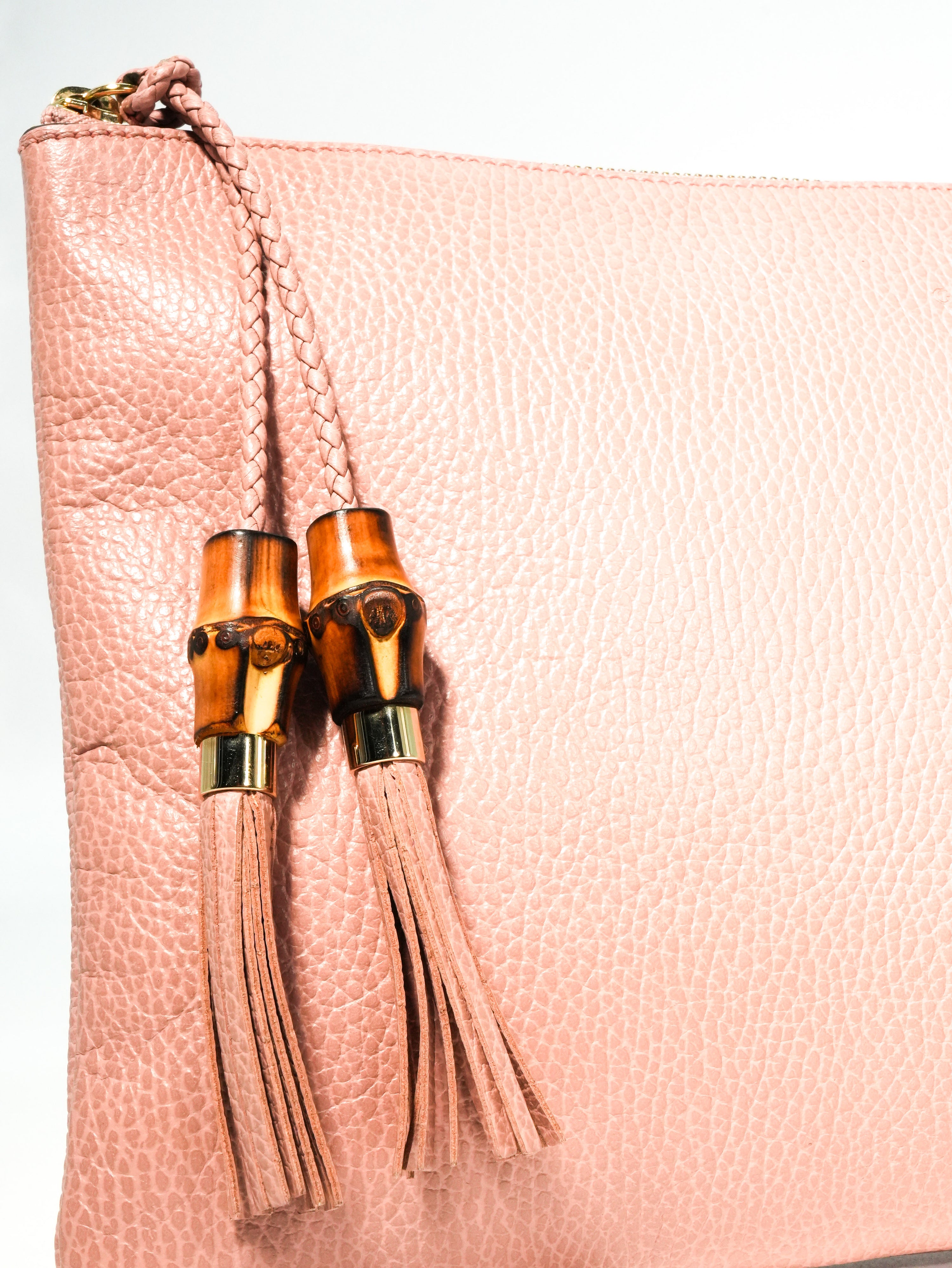 Gucci Pochette Bamboo in Pelle