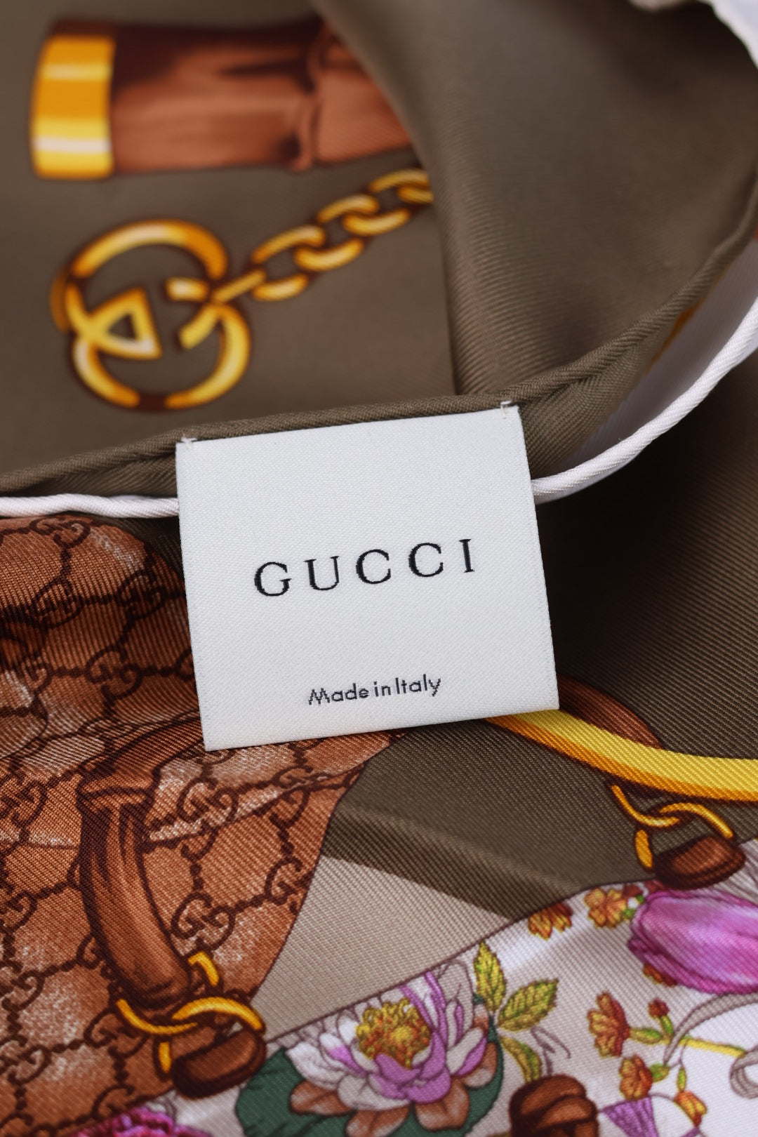 Gucci Foulard Bamboo in Seta