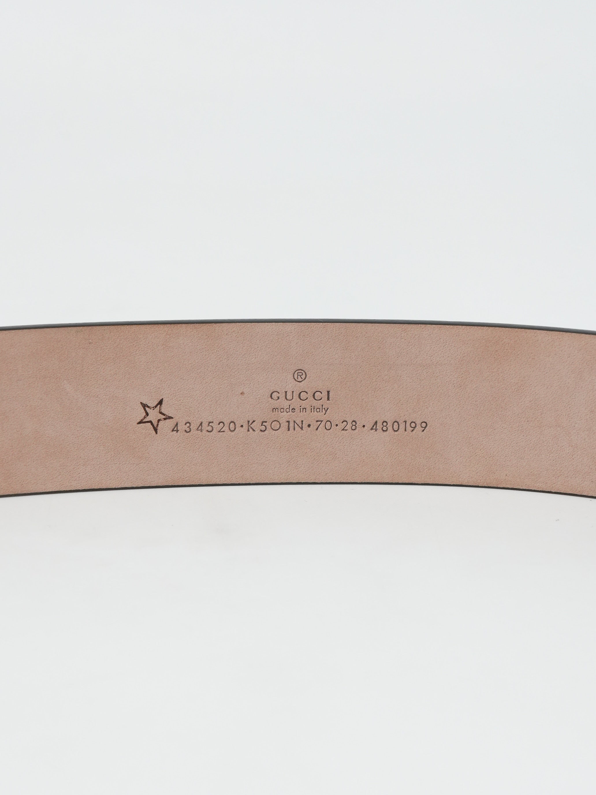 Gucci Cintura Kingsnake GG Supreme